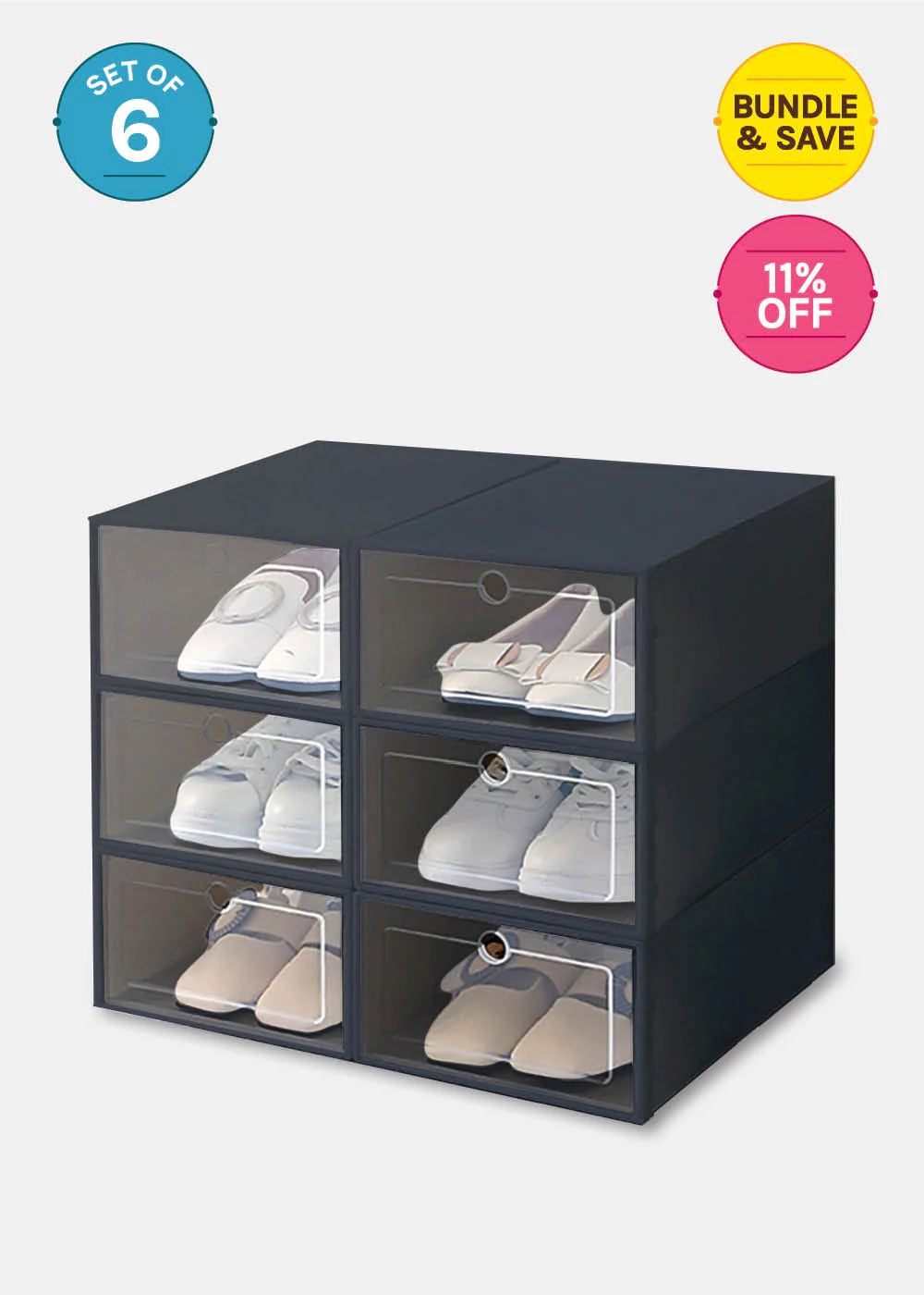 Official Key Items Stackable Shoe Storage Boxes - Image 11