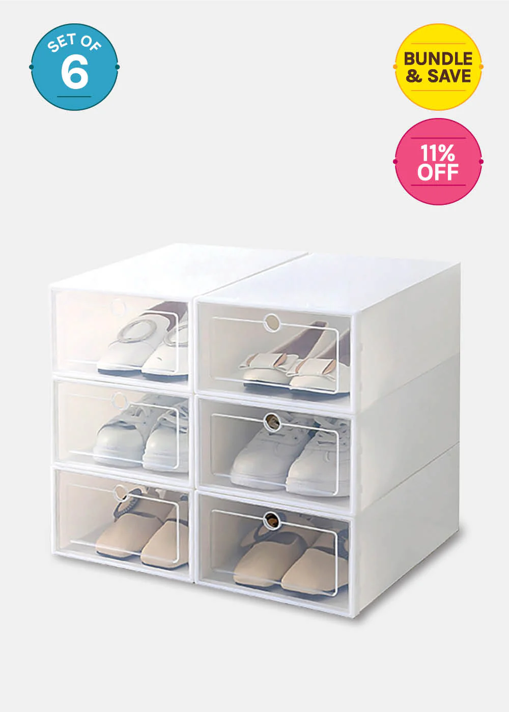 Official Key Items Stackable Shoe Storage Boxes - Image 9