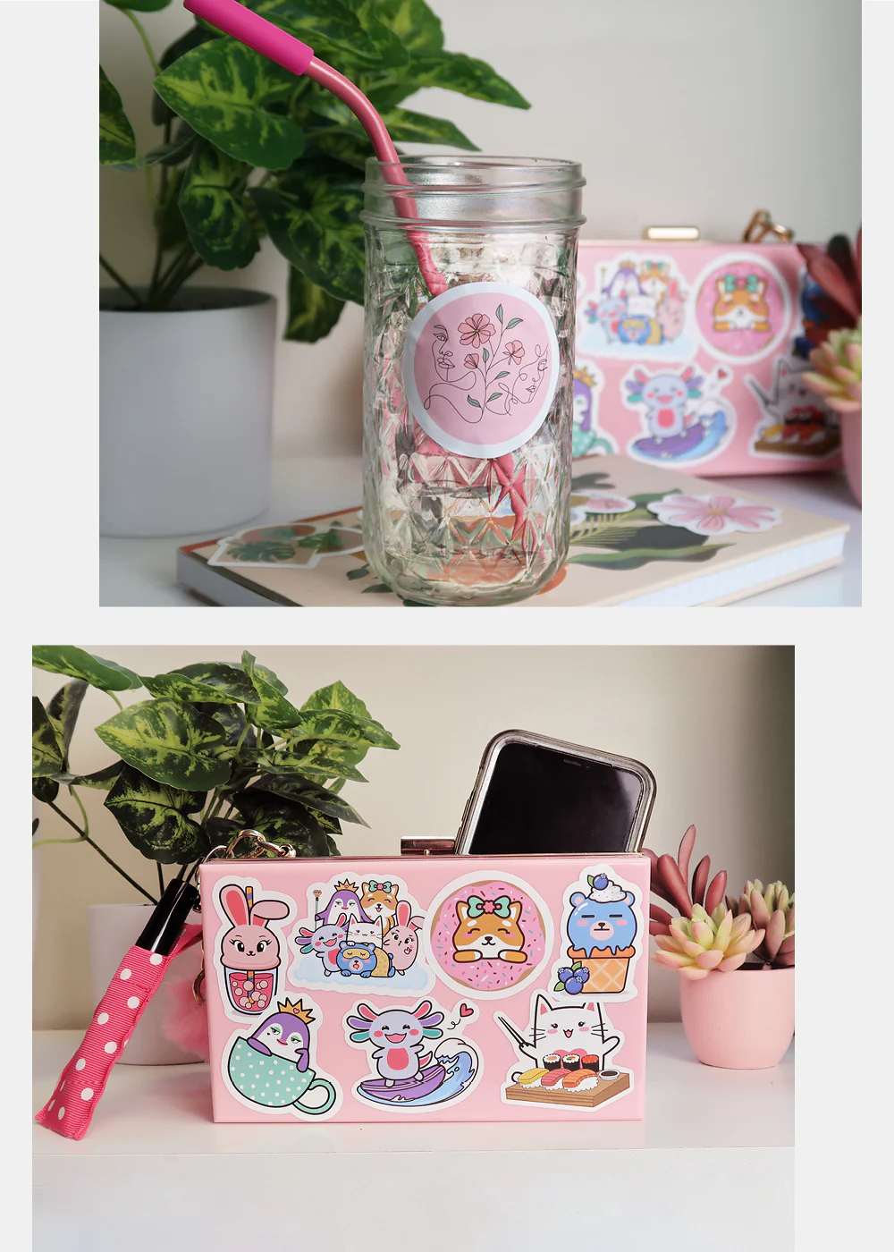 Official Key Items Sticker - Floral Girls - Image 2