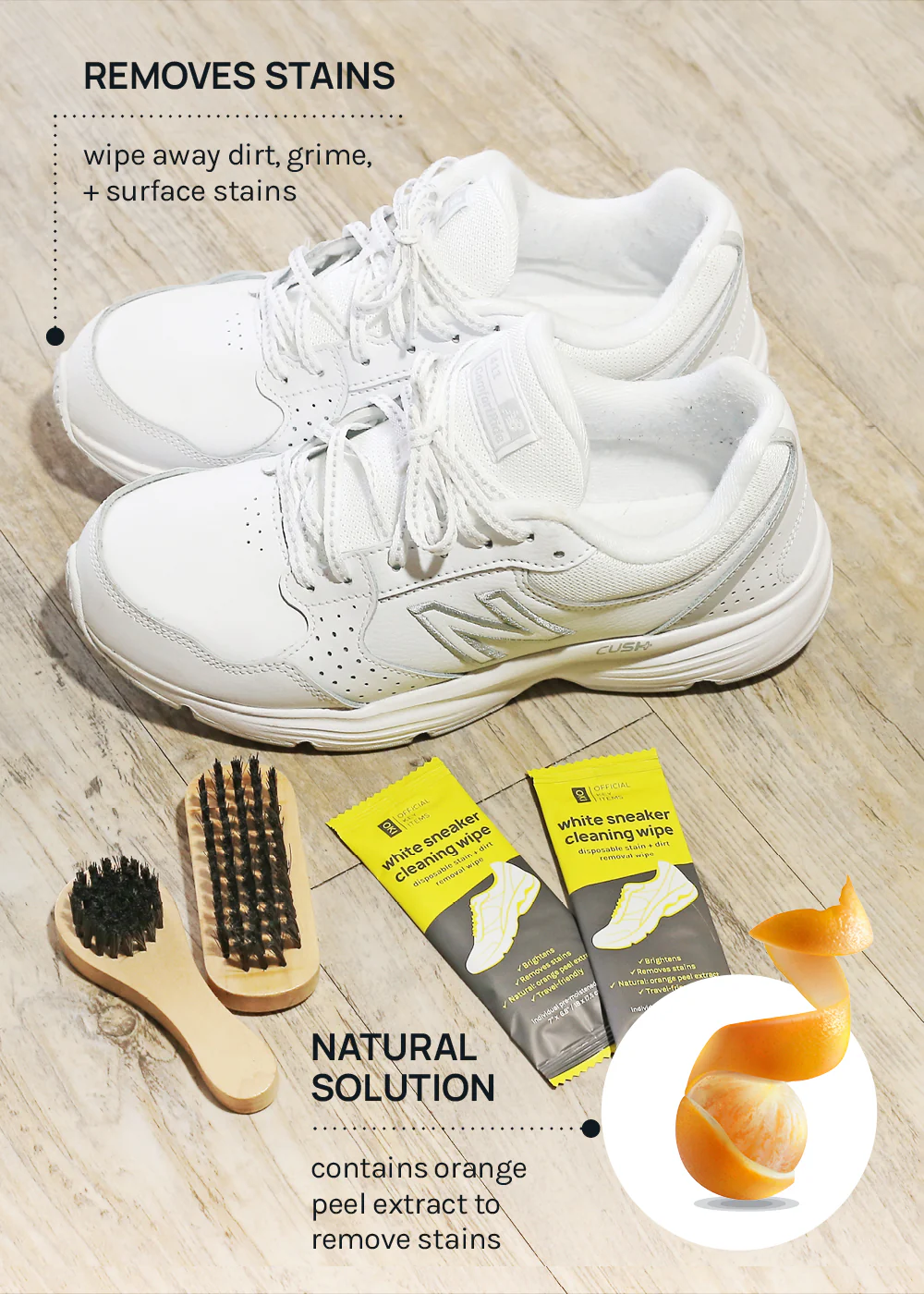 Official Key Items White Sneaker Cleaning Wipes - Image 5