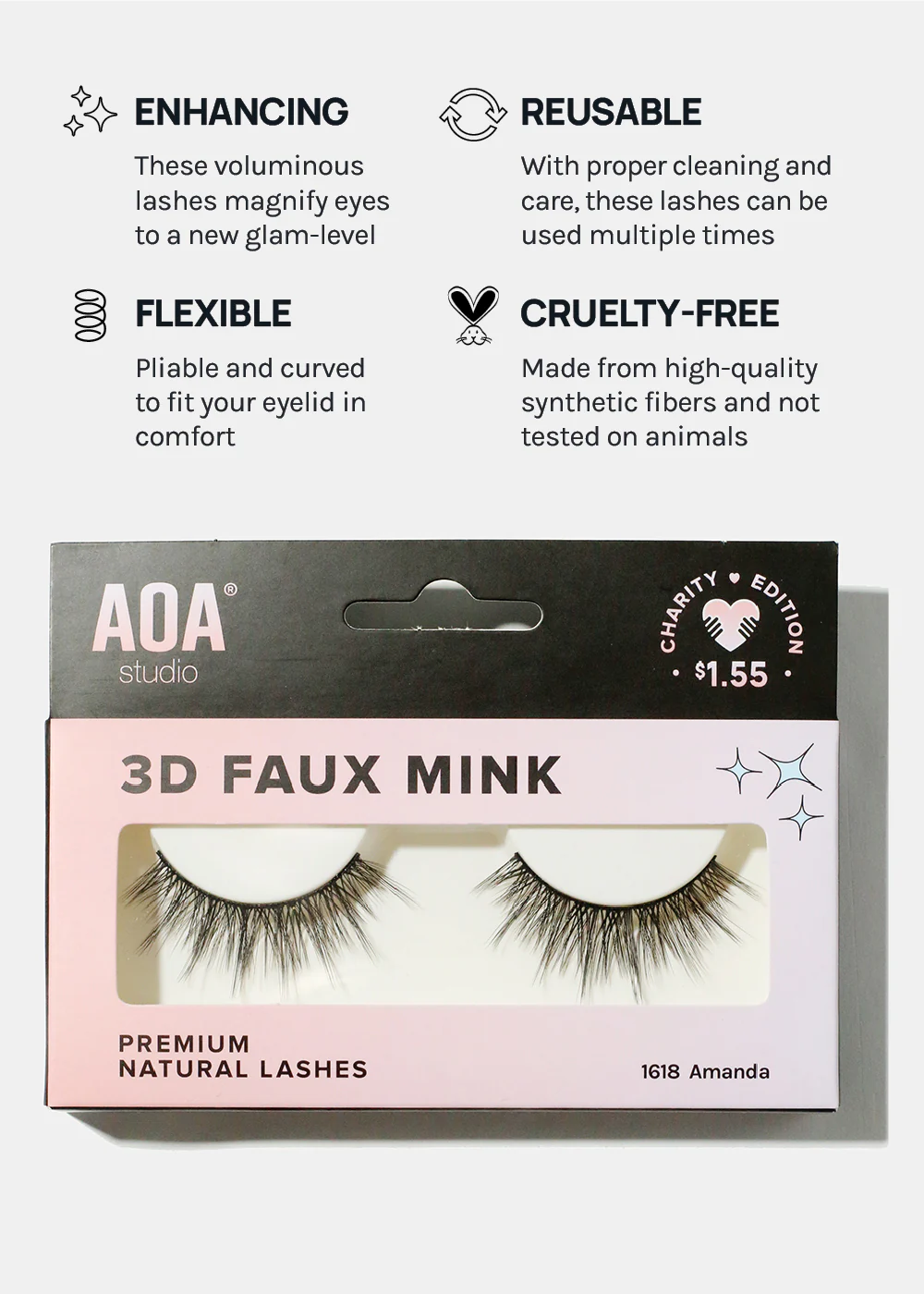 Paw Paw: 3D Faux Mink Lashes - Amanda - Image 4