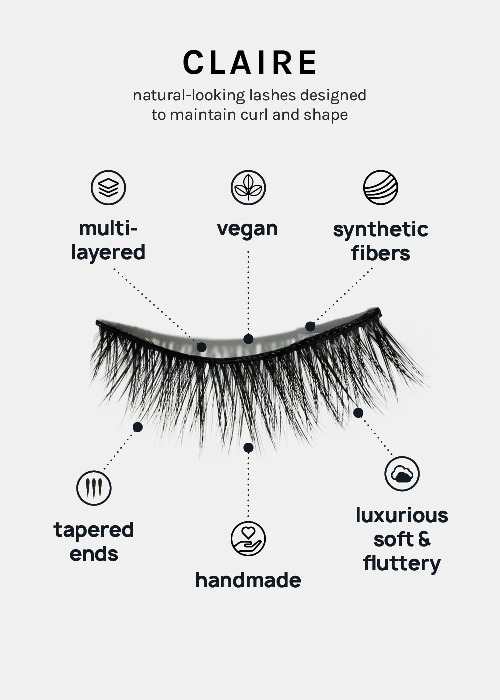 Paw Paw: 3D Faux Mink Lashes - Claire - Image 3