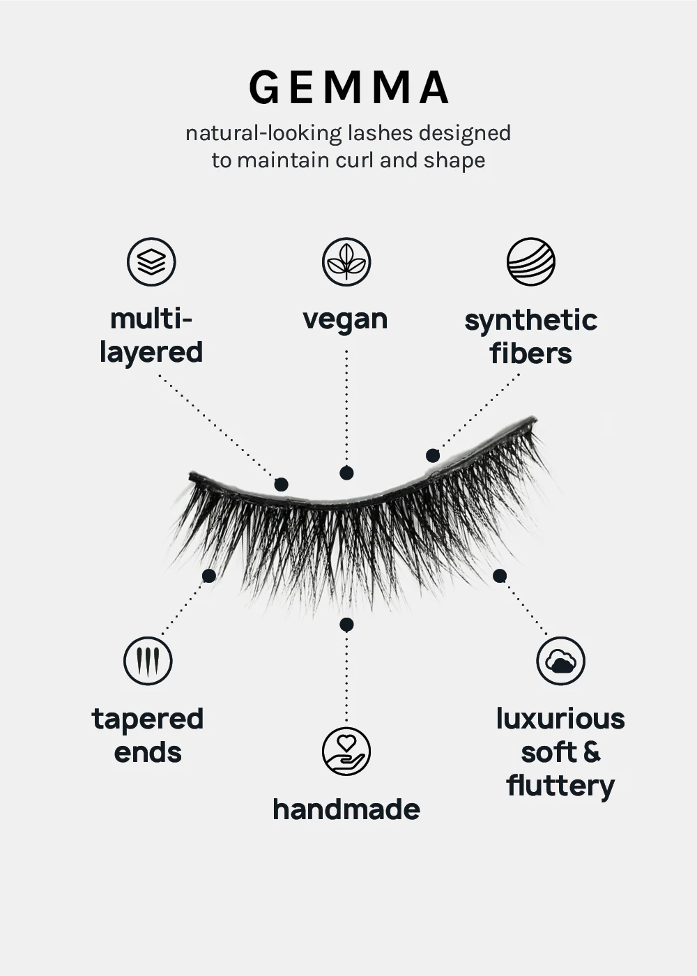 Paw Paw: 3D Faux Mink Lashes - Gemma - Image 3