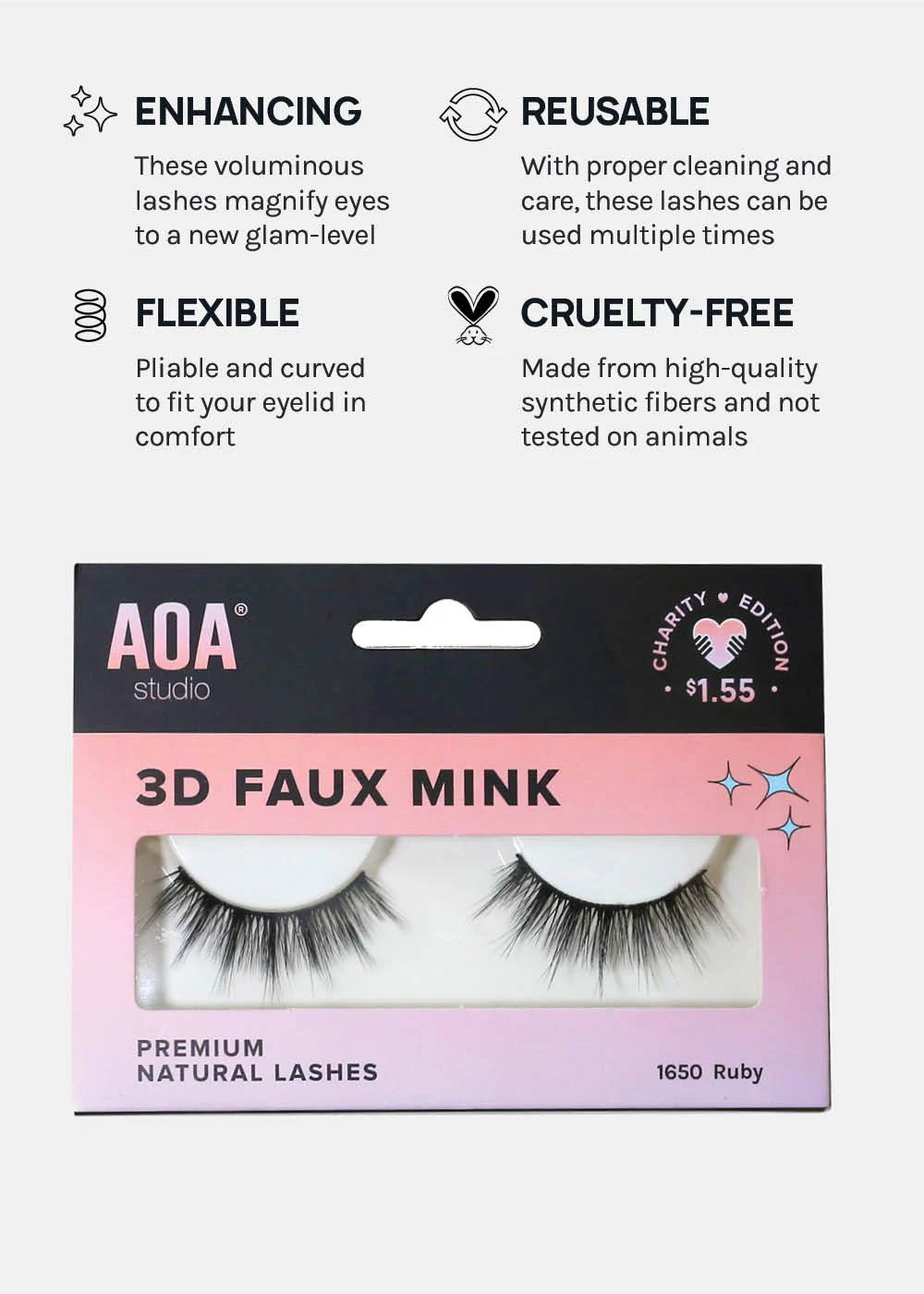 Paw Paw: 3D Faux Mink Lashes - Ruby - Image 4