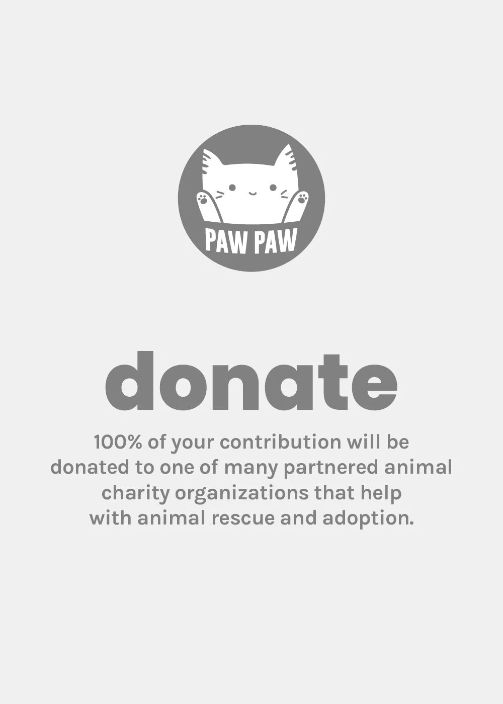 Paw Paw Charity: DONATE
