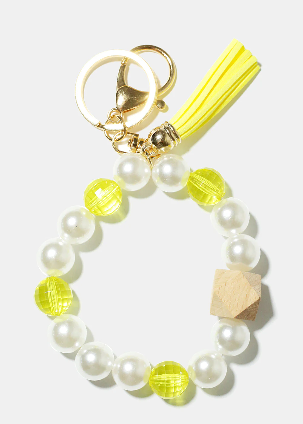 Pearl & Tassel Wrist Keychain - Image 3