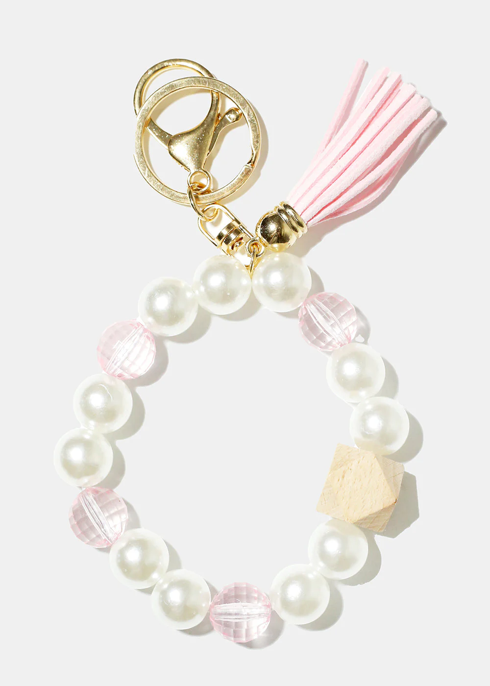 Pearl & Tassel Wrist Keychain - Image 4