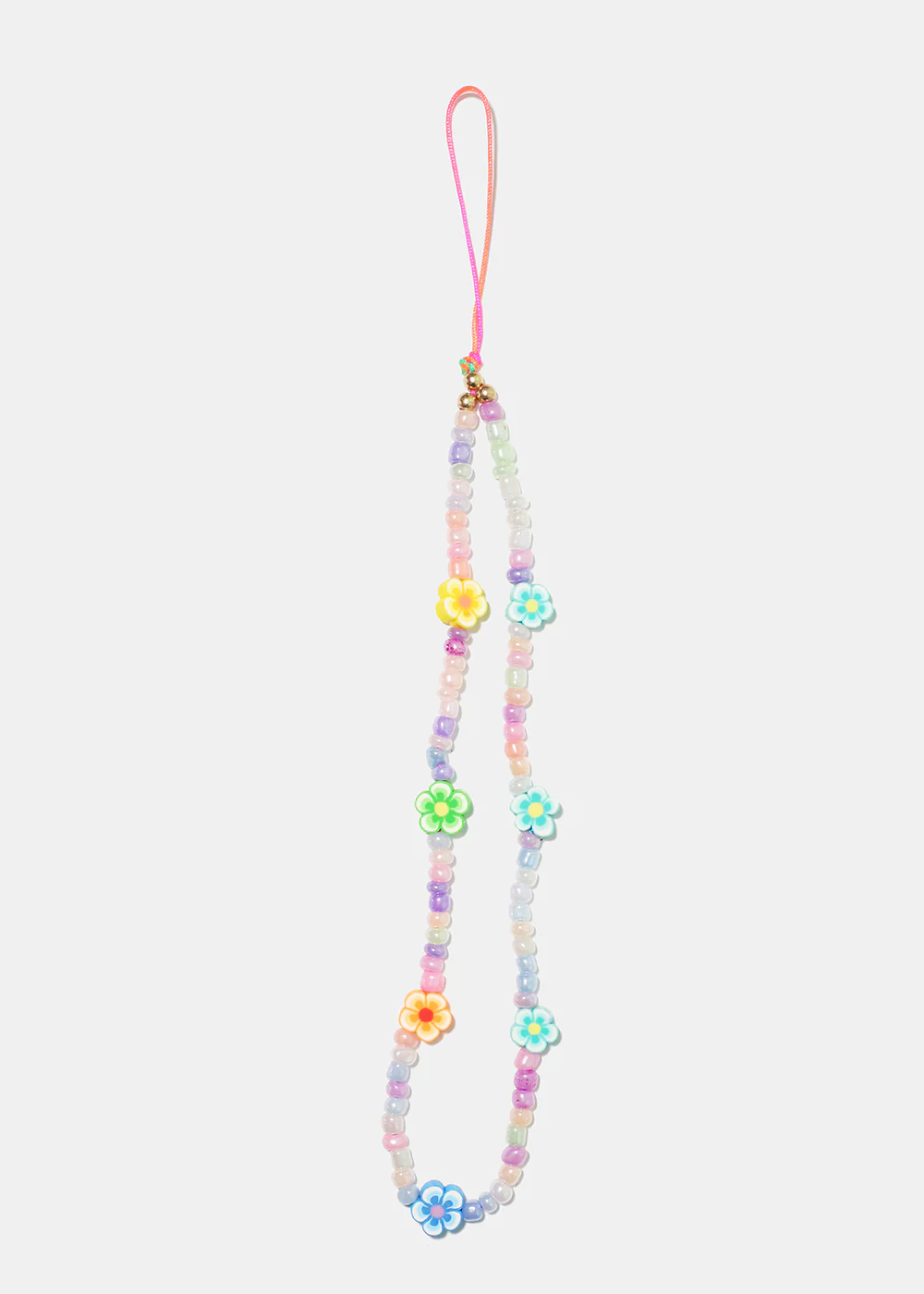 Smile and Flowers Phone Strap Wristlet - Image 2