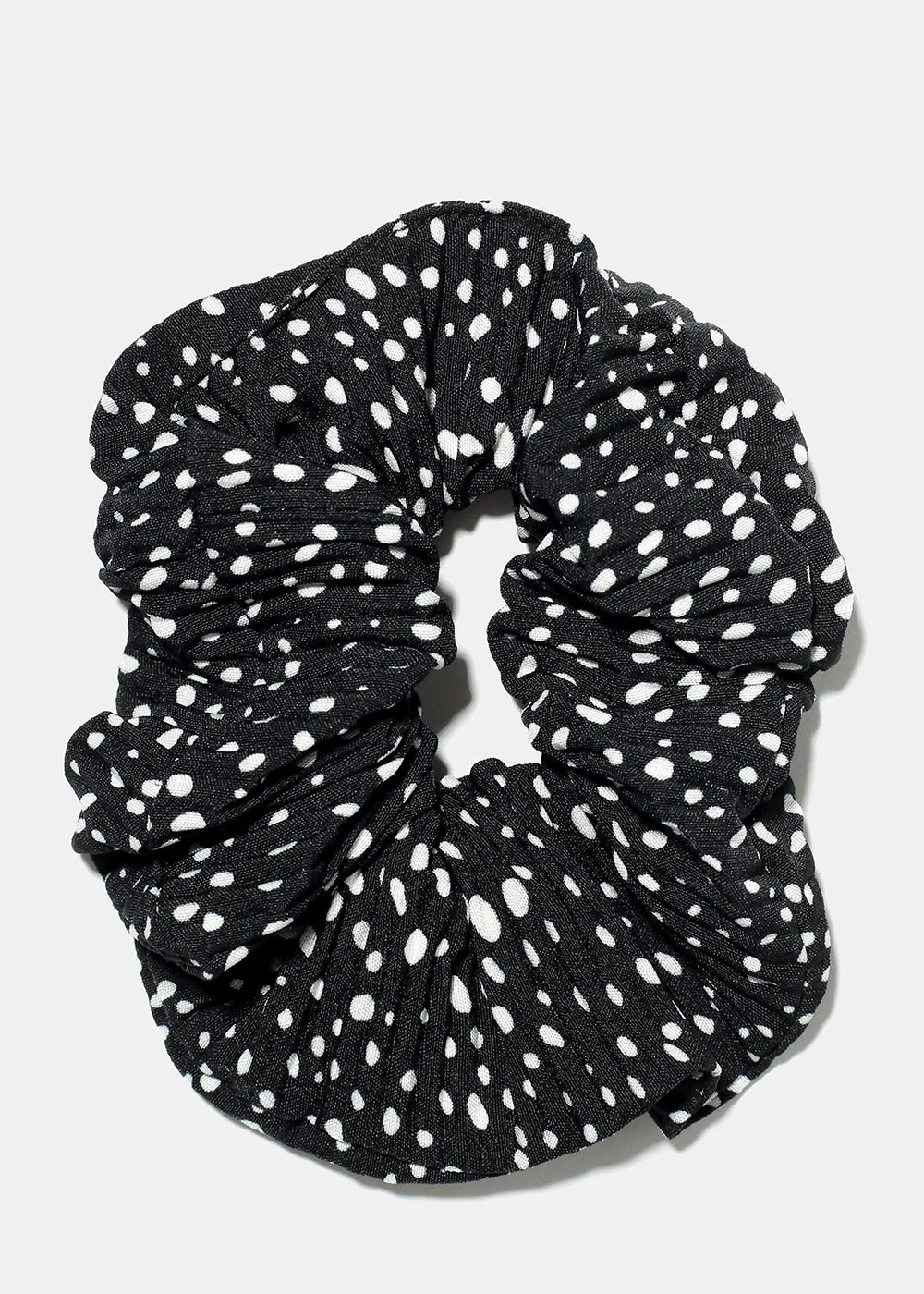 Polka Dot Ridged Scrunchie - Image 3