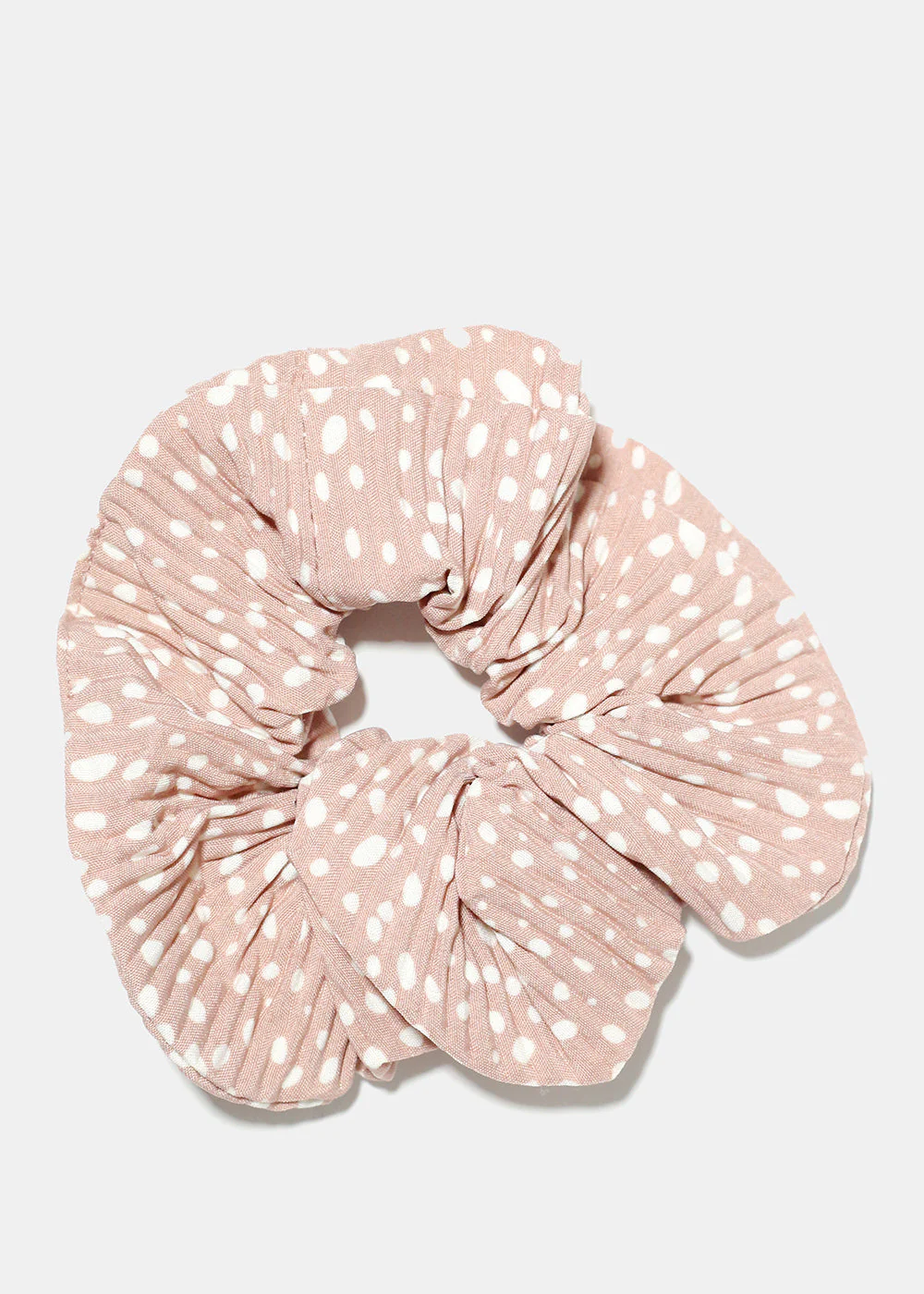 Polka Dot Ridged Scrunchie - Image 4