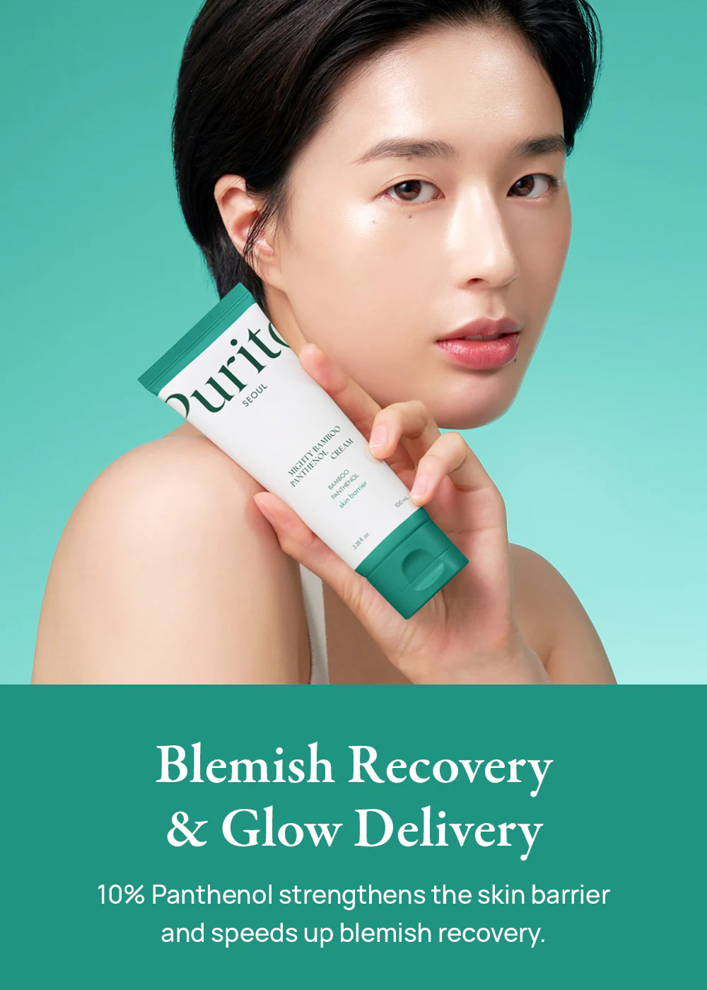 Purito Seoul Mighty Bamboo Panthenol Cream 100ml - Image 3