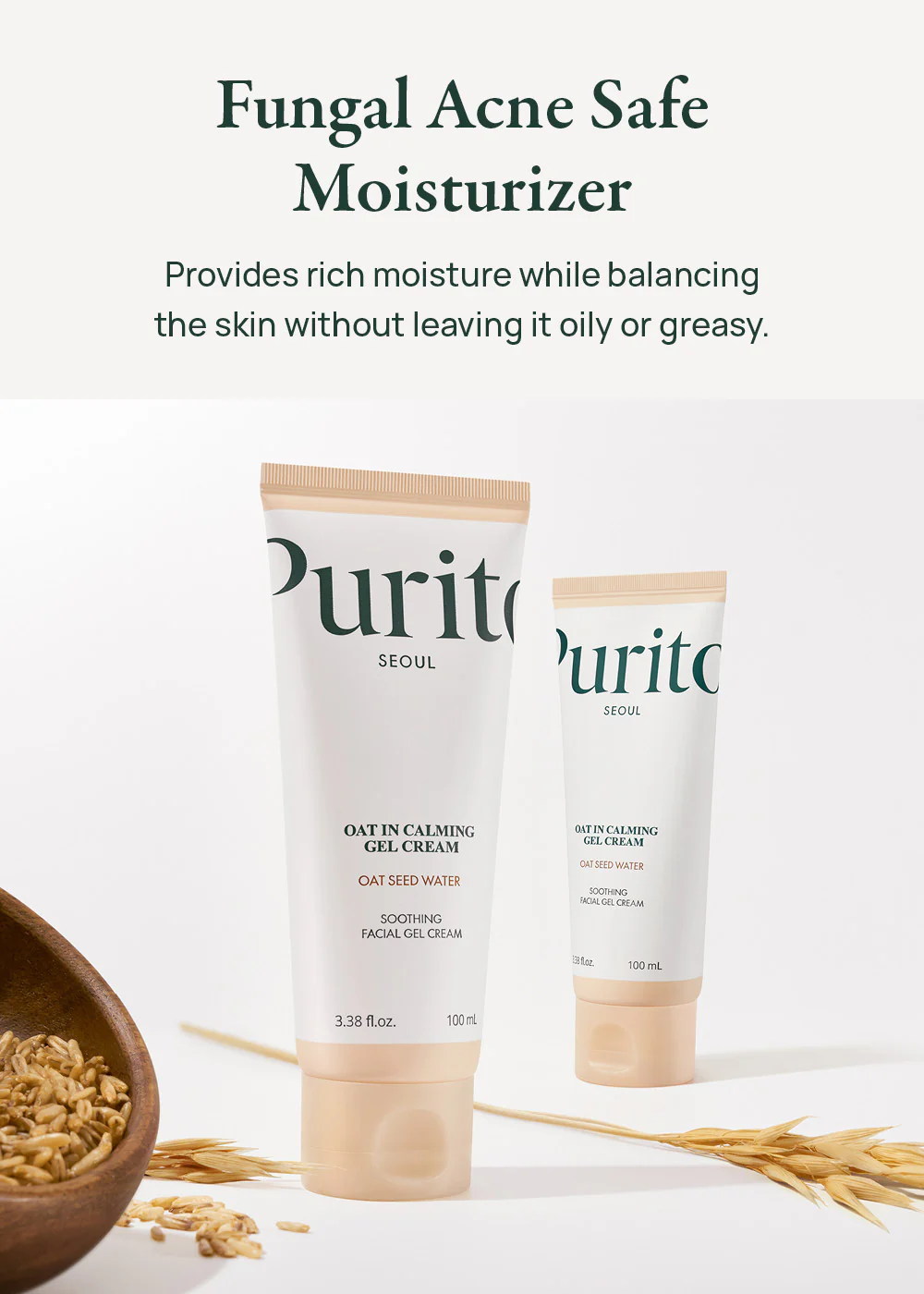 Purito Seoul Oat-In Calming Gel Cream 100ml - Image 2