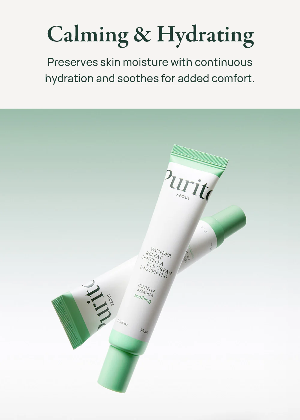 Purito Seoul Wonder Releaf Centella Eye Cream Unscented 30ml - Image 4