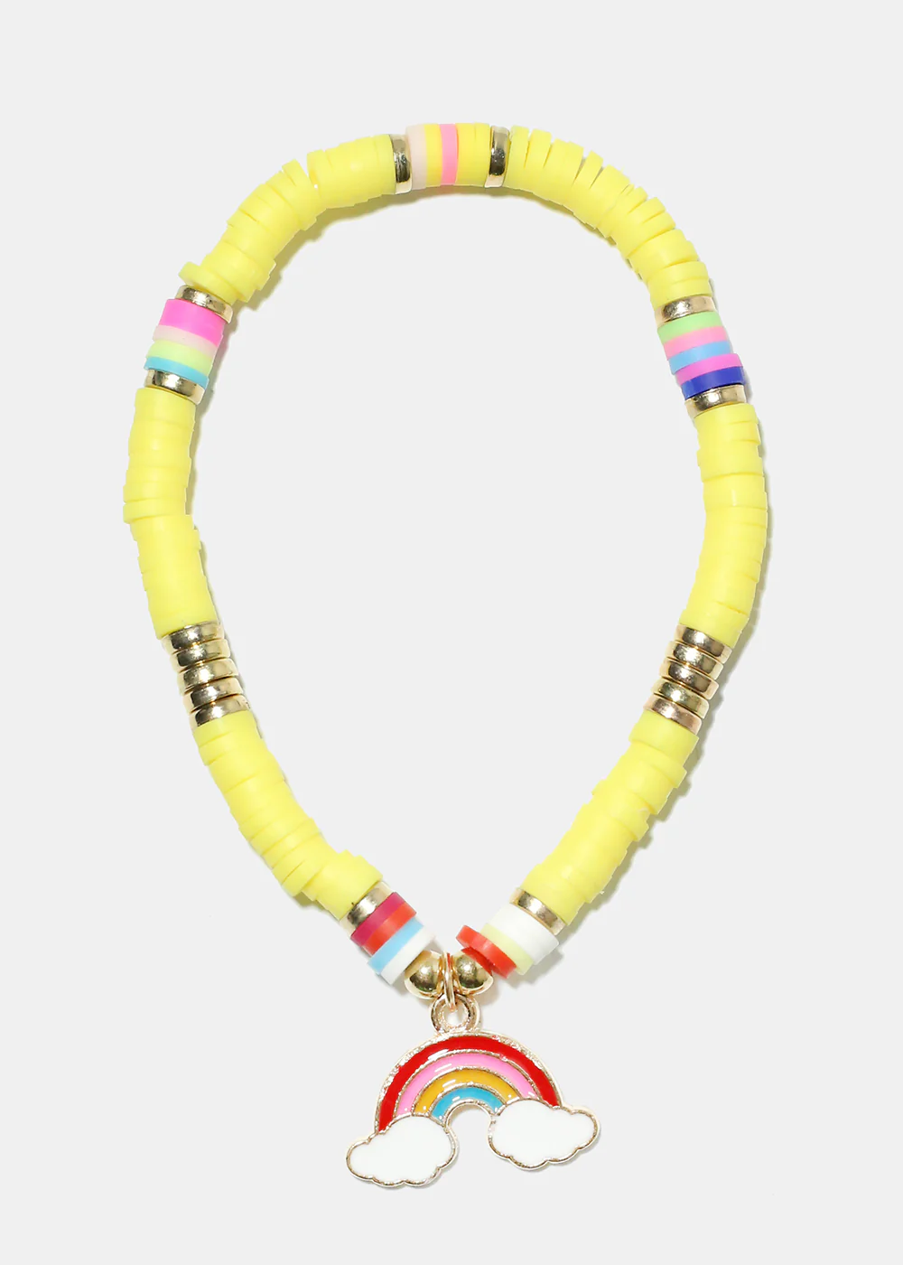 Rainbow Charm Beaded Bracelet - Image 5