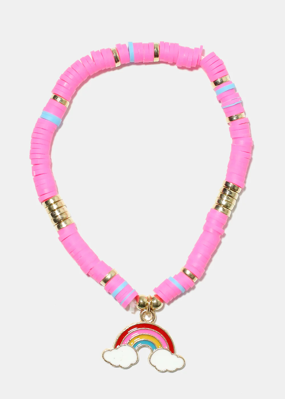 Rainbow Charm Beaded Bracelet - Image 6