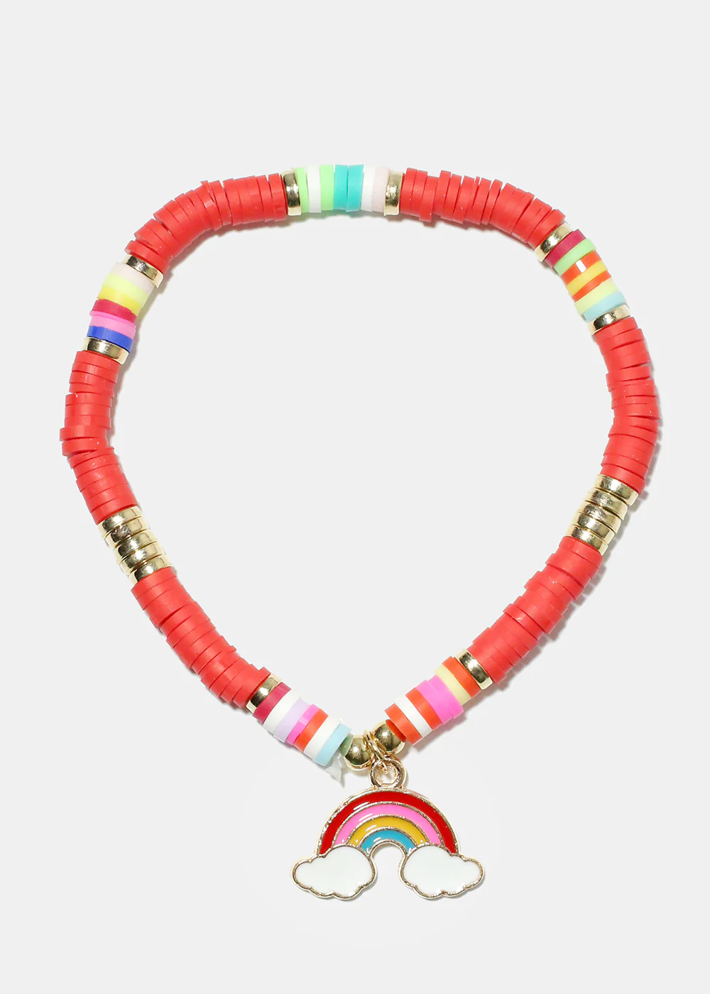 Rainbow Charm Beaded Bracelet - Image 7