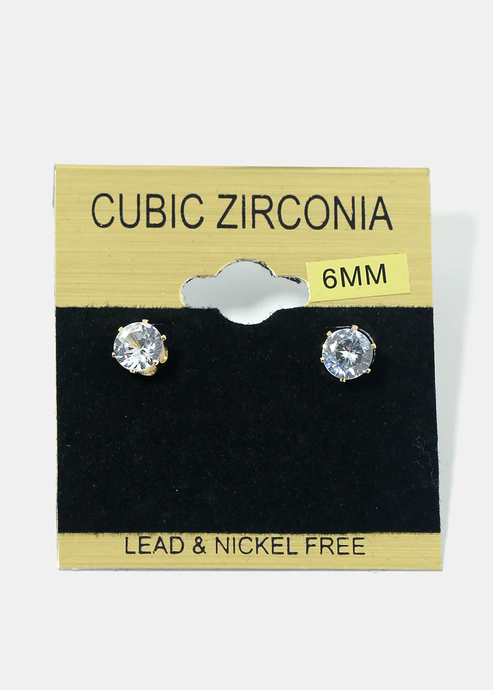 Rhinestone Stud Earrings - Image 3