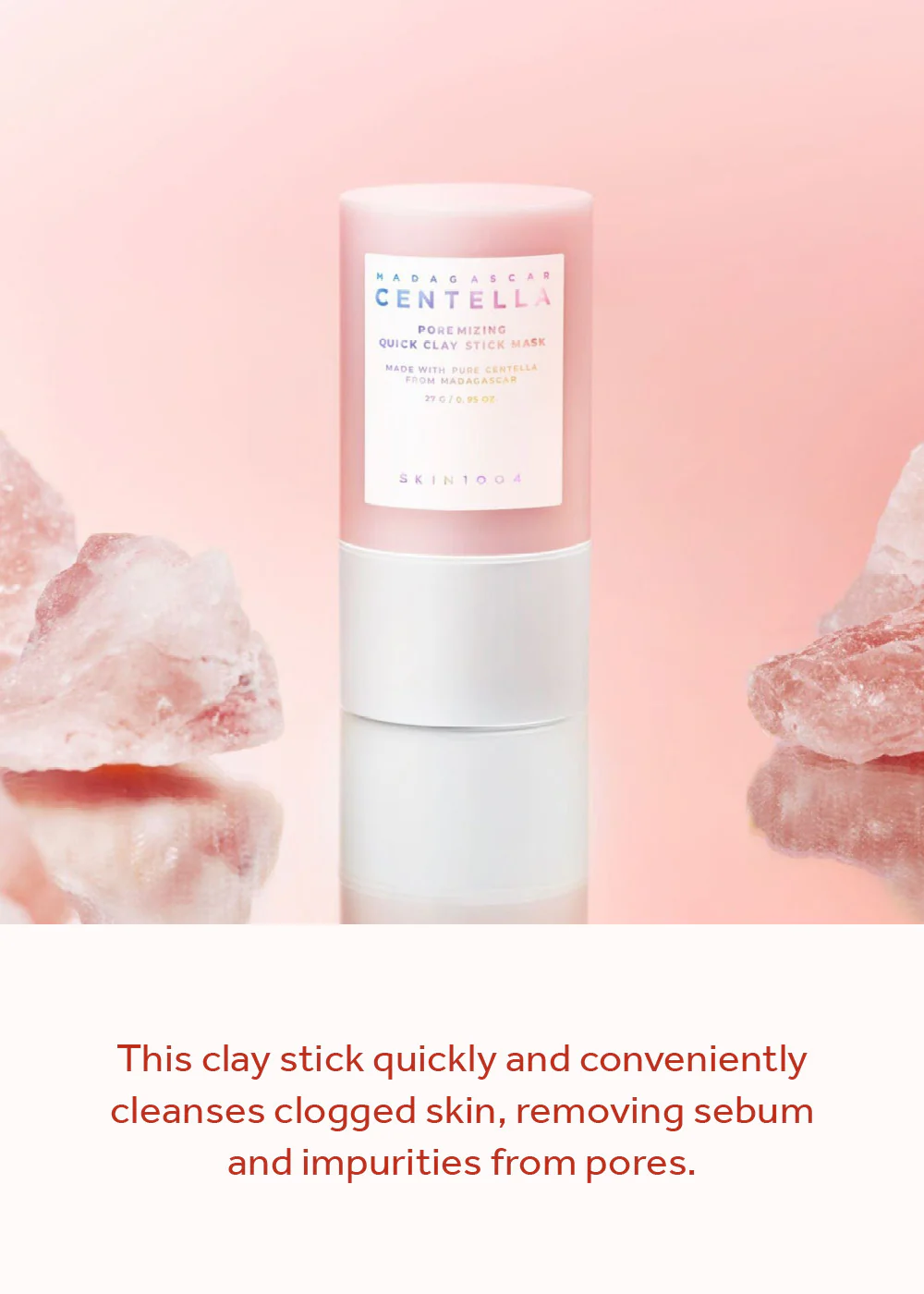 SKIN1004 Madagascar Centella Poremizing Quick Clay Stick Mask 27g - Image 2