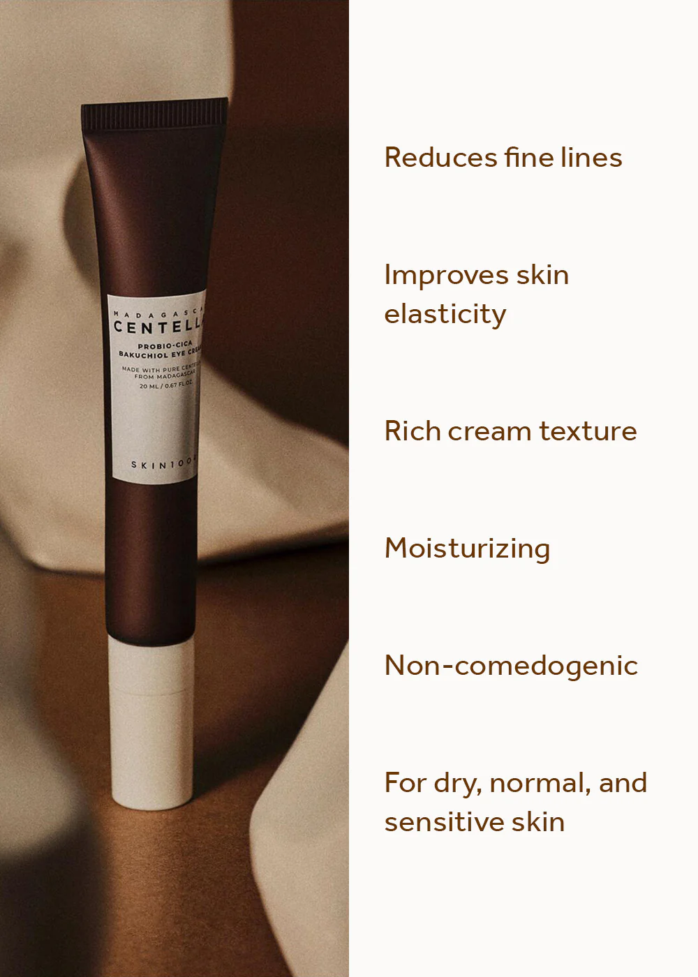 SKIN1004 Madagascar Centella Probio-Cica Bakuchiol Eye Cream 20ml - Image 4