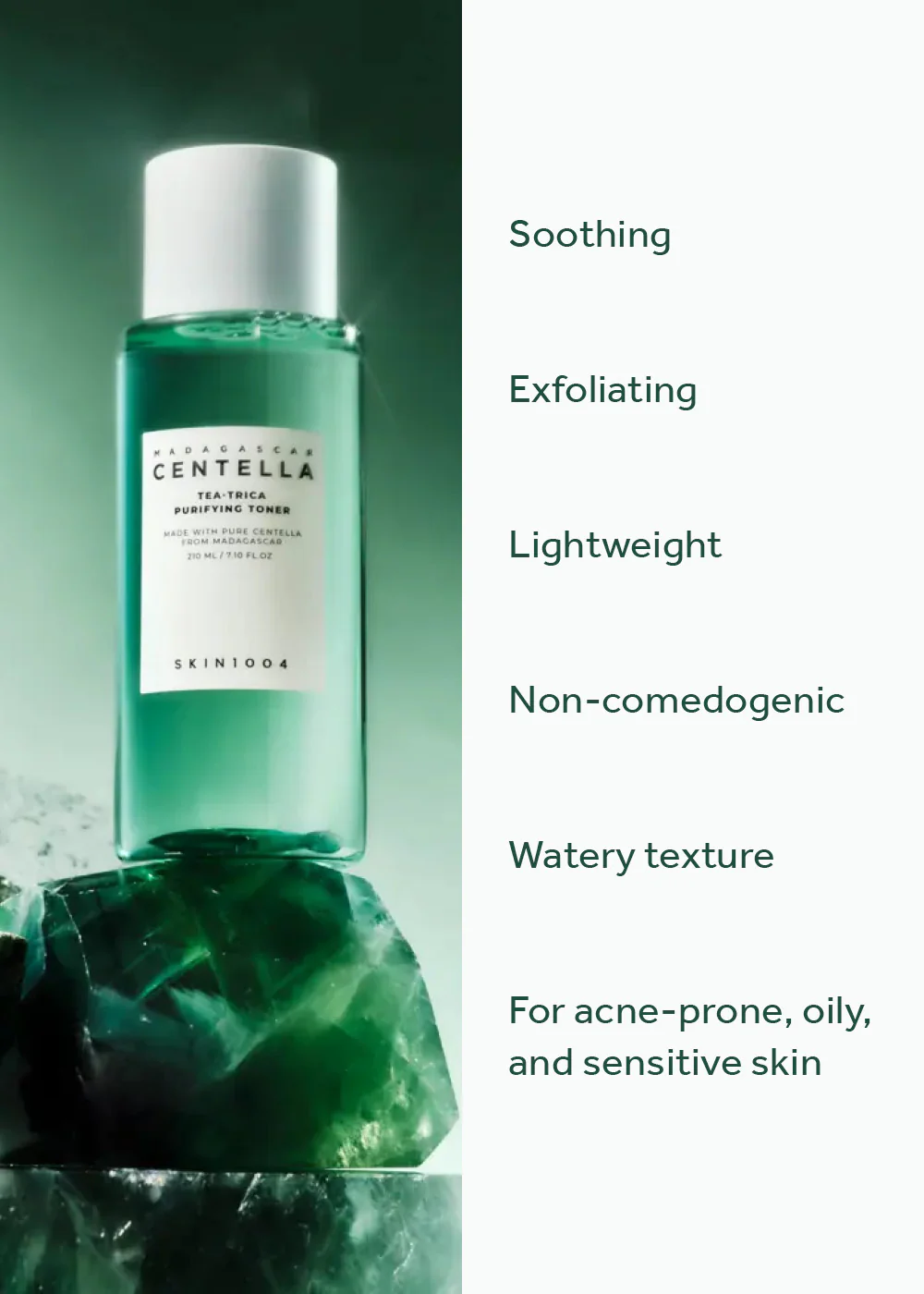 SKIN1004 Madagascar Centella Tea-Trica Purifying Toner 210ml - Image 4