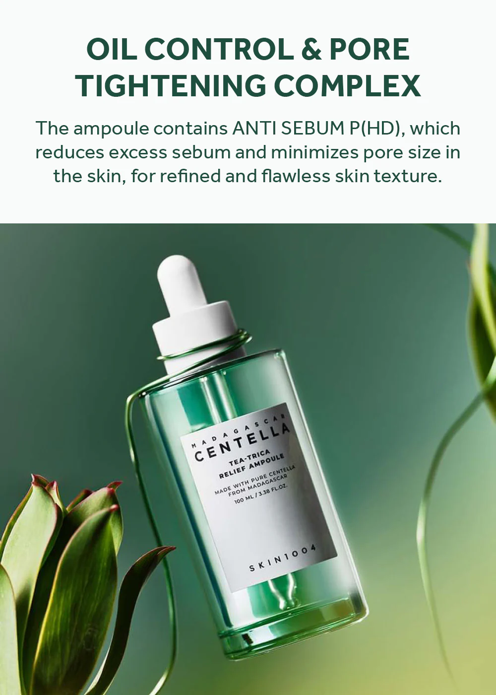 SKIN1004 Madagascar Centella Tea-Trica Relief Ampoule 100ml - Image 3
