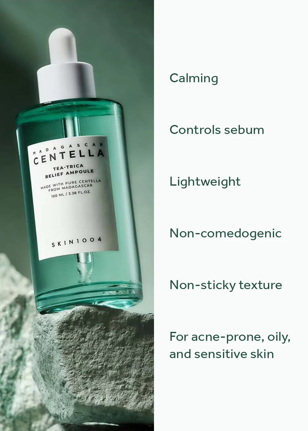 SKIN1004 Madagascar Centella Tea-Trica Relief Ampoule 100ml - Image 4
