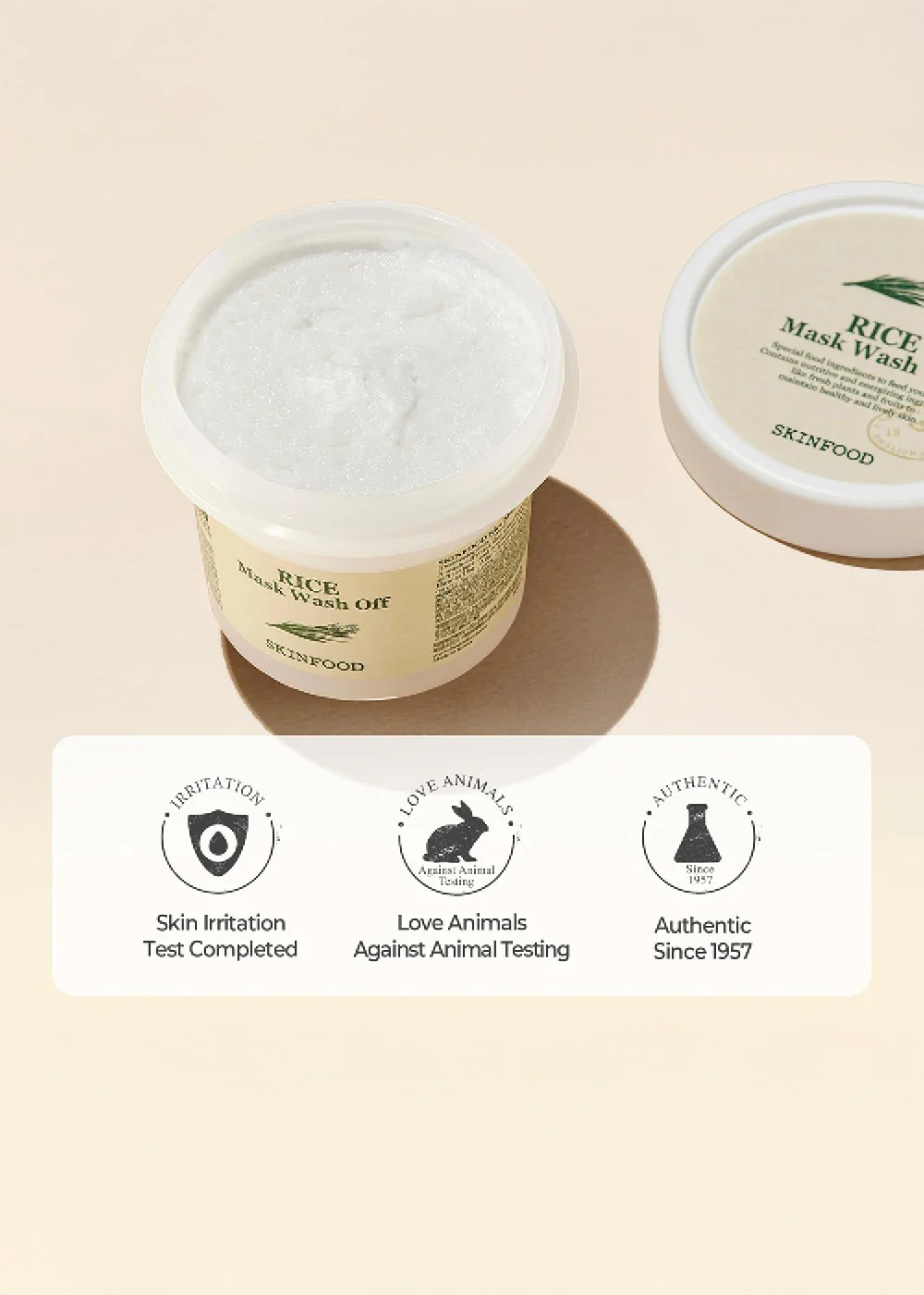 SKINFOOD Rice Mask Wash Off 100g - Image 6