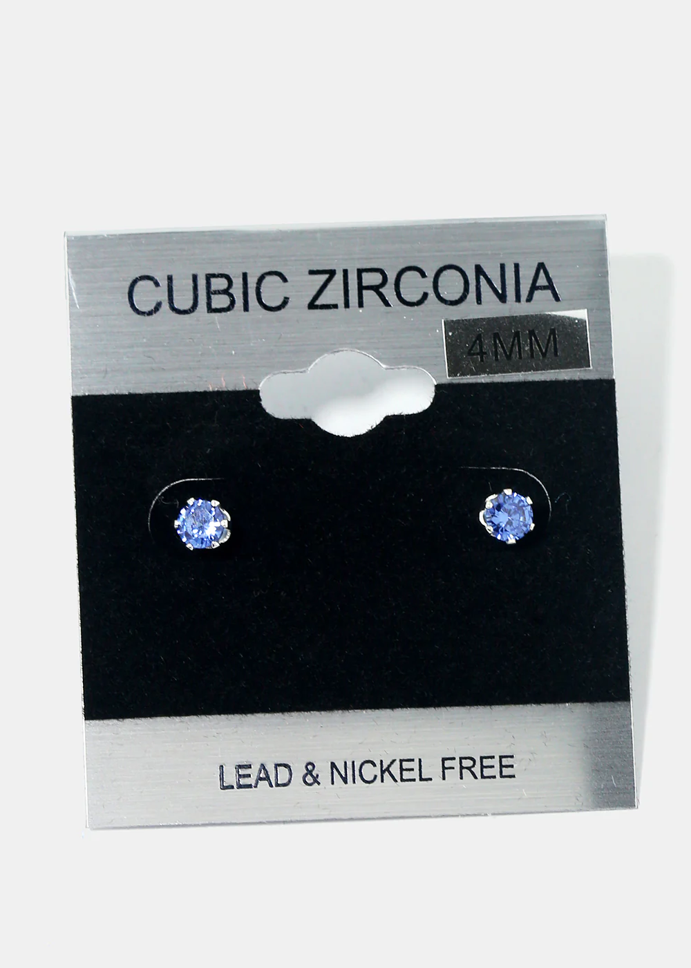 Small Rhinestone Stud Earrings - Image 10