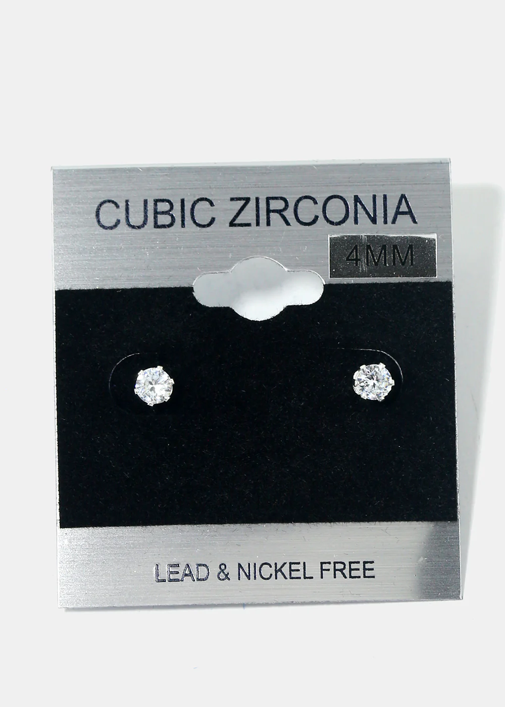 Small Rhinestone Stud Earrings - Image 11