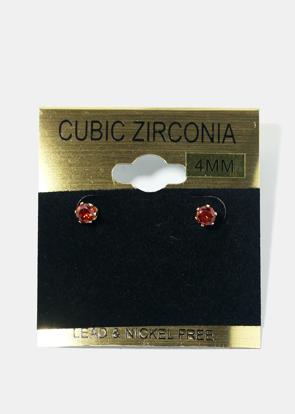 Small Rhinestone Stud Earrings - Image 6