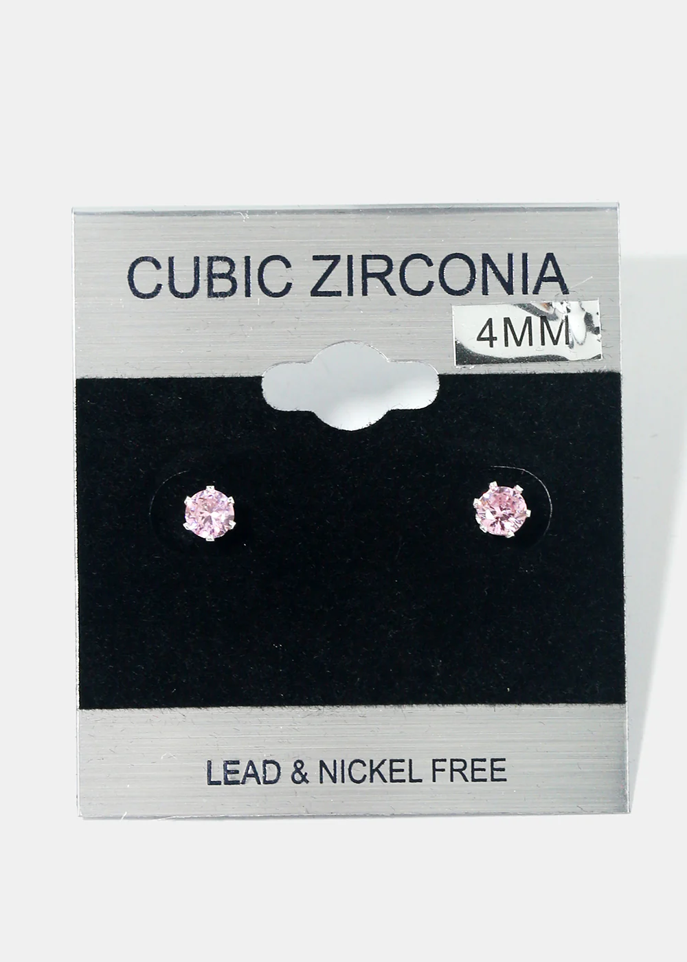 Small Rhinestone Stud Earrings - Image 7