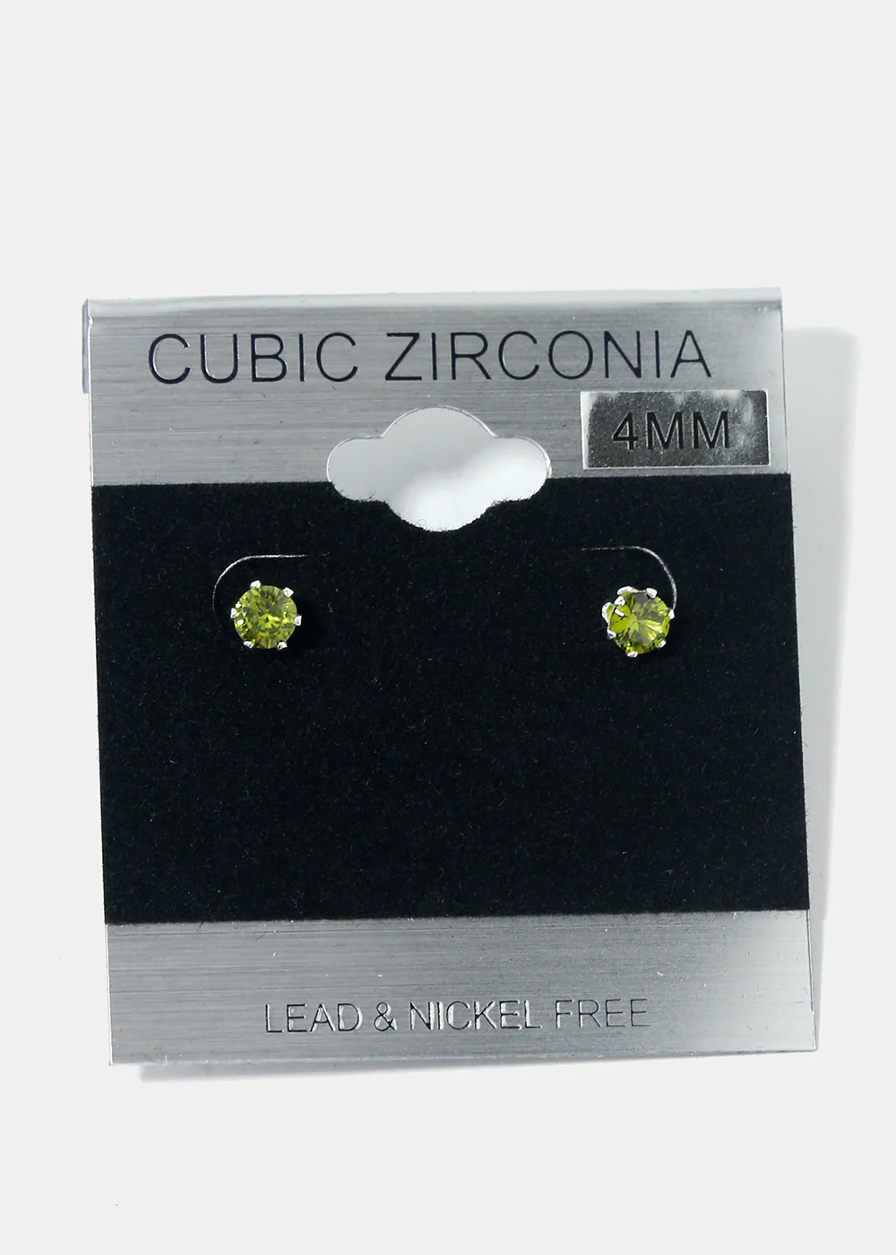 Small Rhinestone Stud Earrings - Image 9