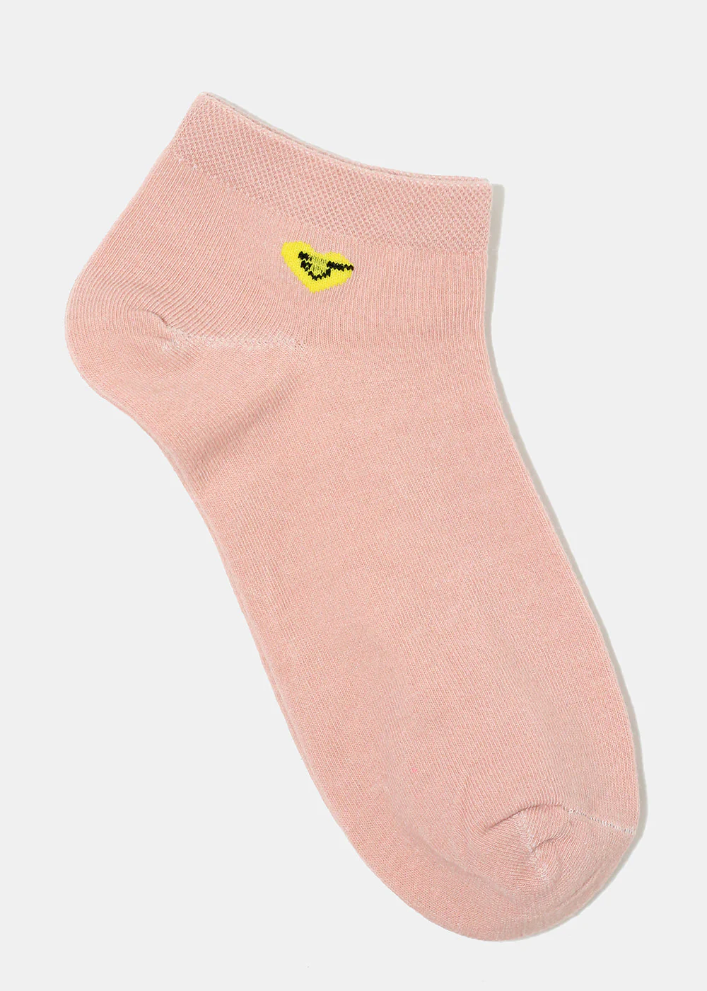 Smile Heart Print Low Cut Socks - Image 2
