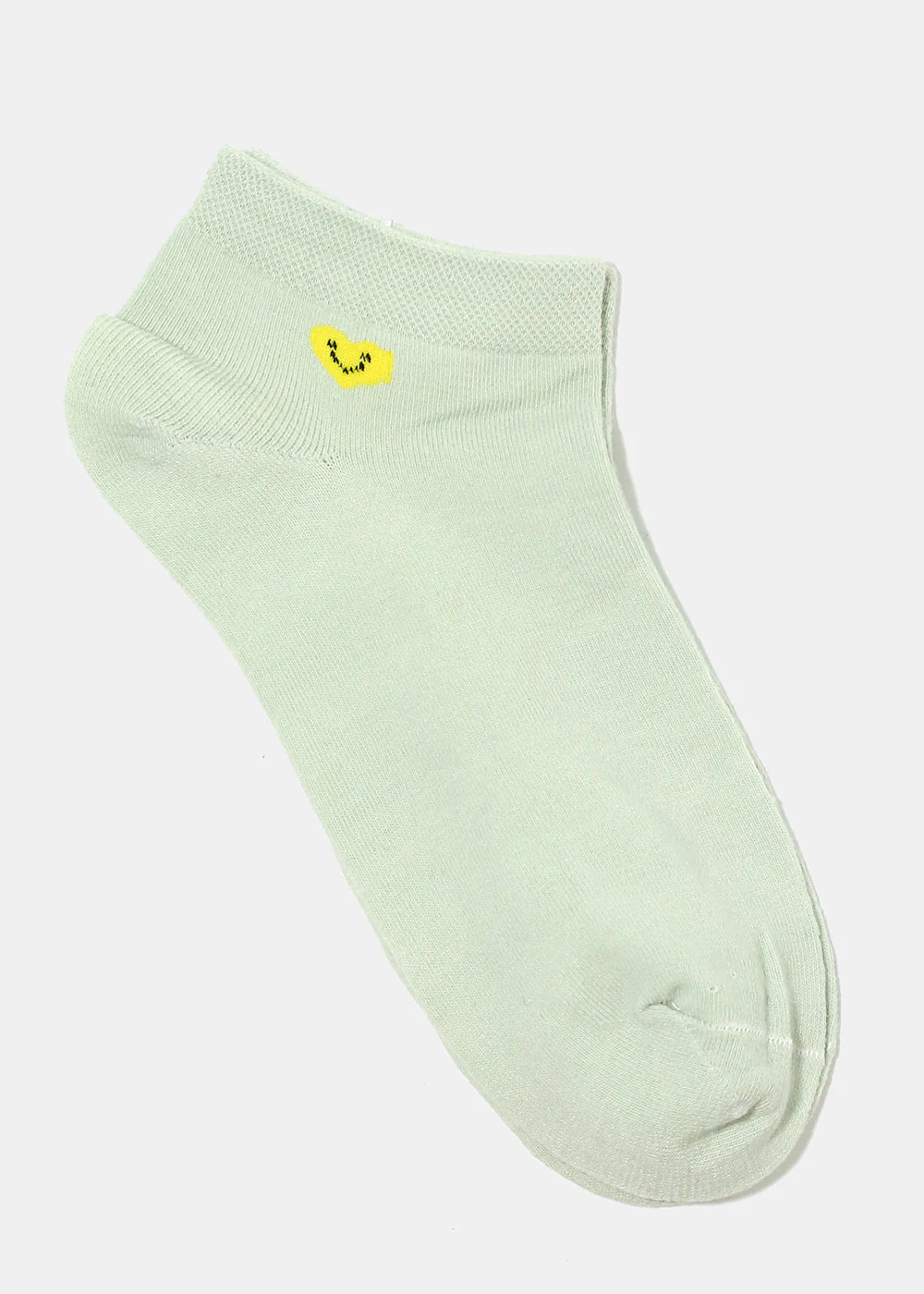 Smile Heart Print Low Cut Socks - Image 3
