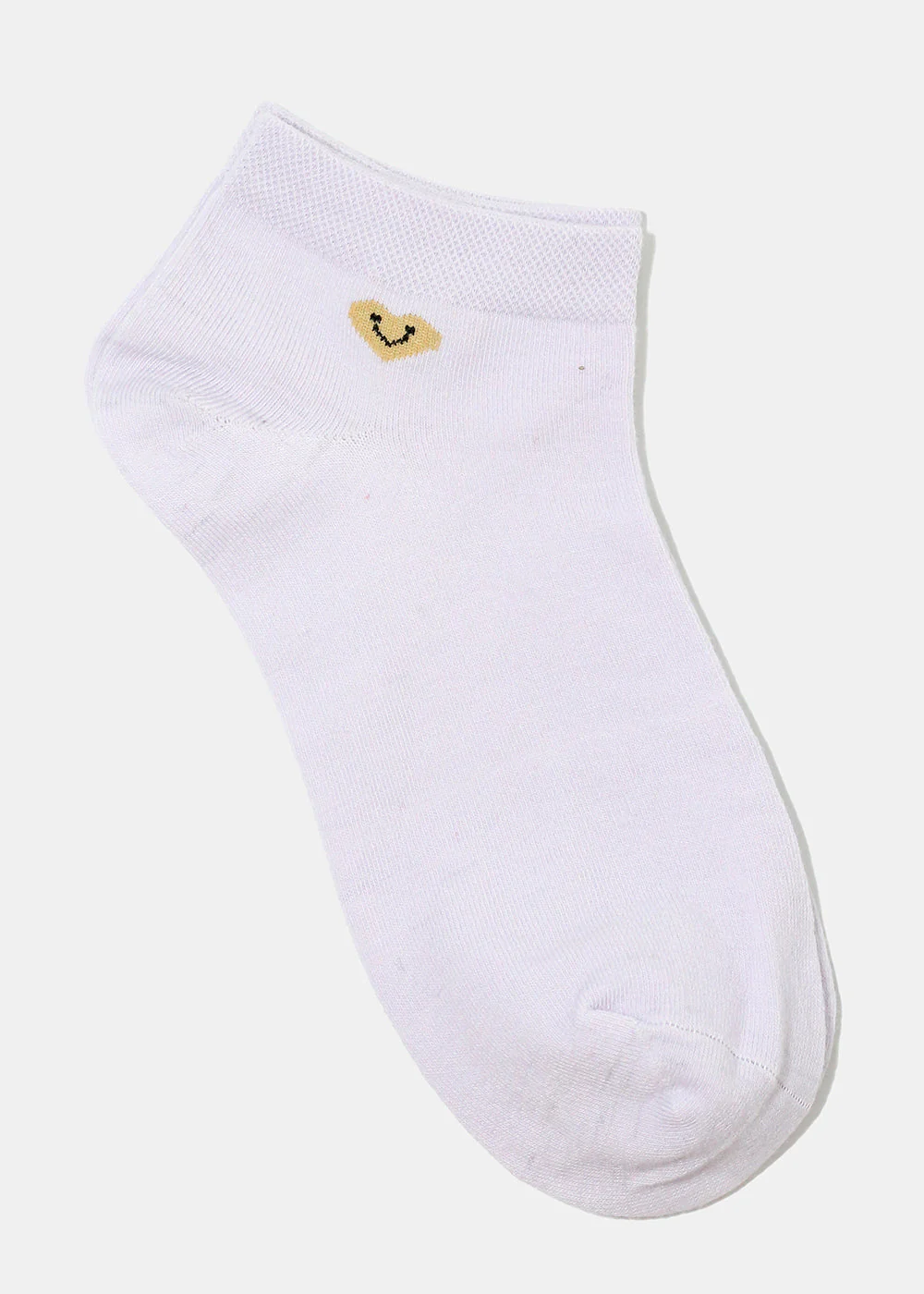 Smile Heart Print Low Cut Socks - Image 4