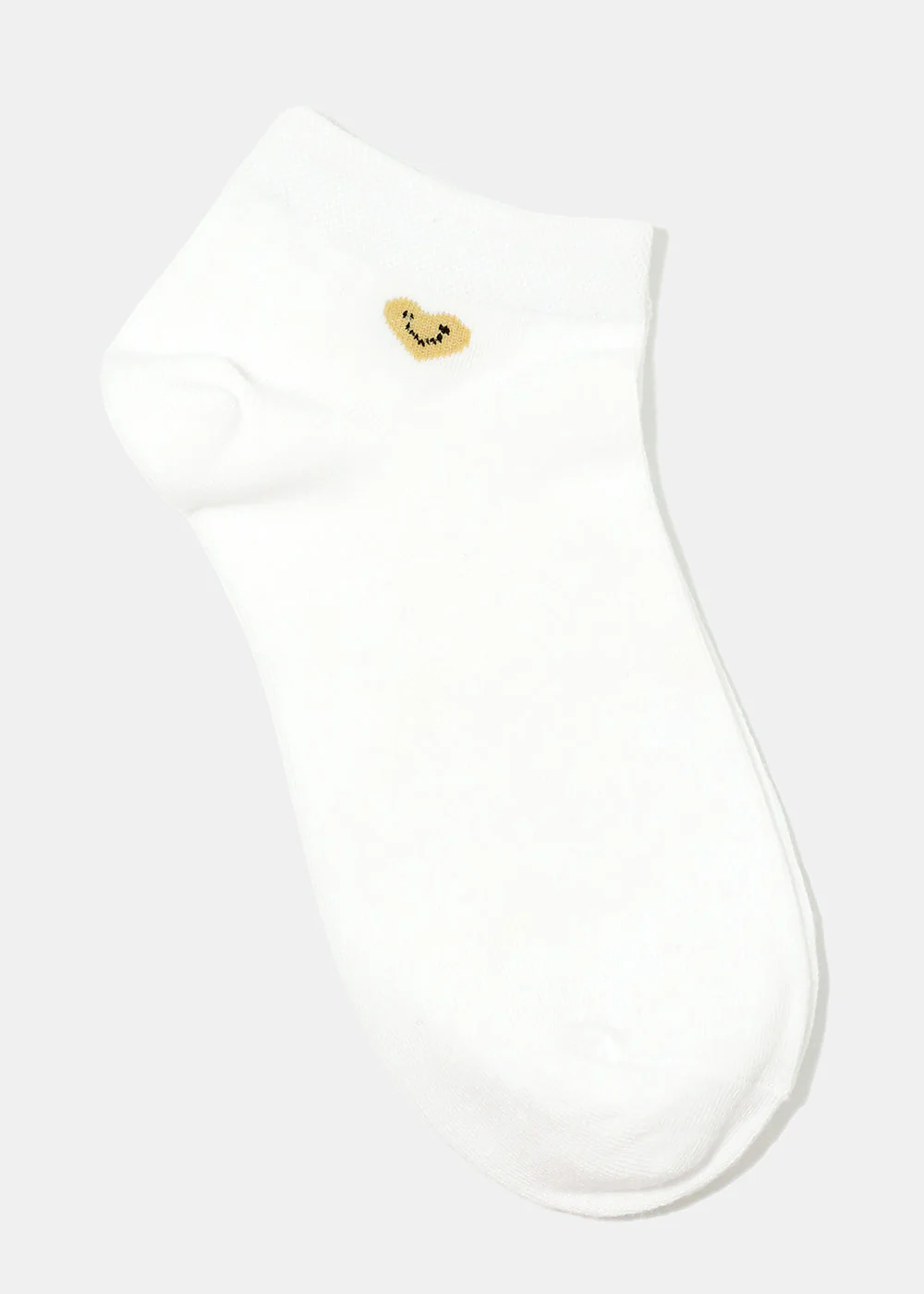 Smile Heart Print Low Cut Socks - Image 5