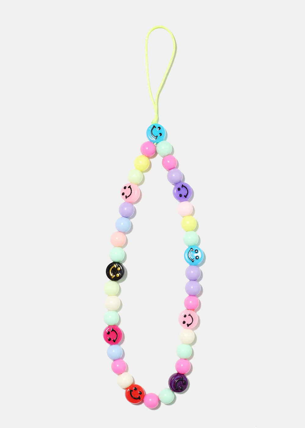 Smiley Face Phone Strap Wristlet - Image 2
