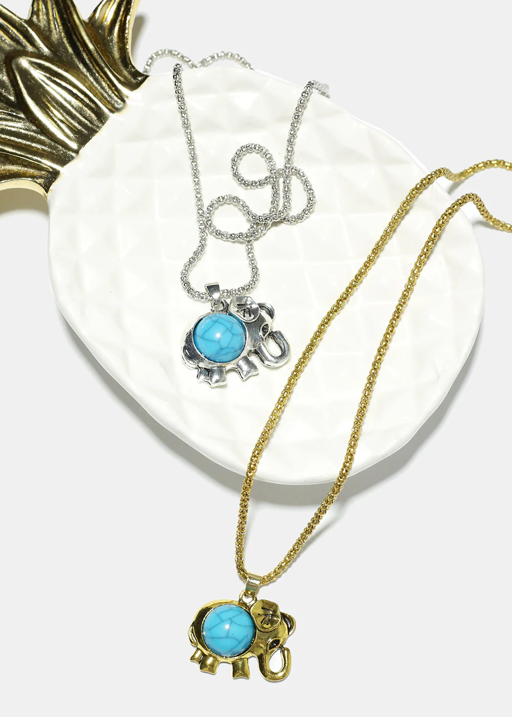 Stone Elephant Necklace - Image 2