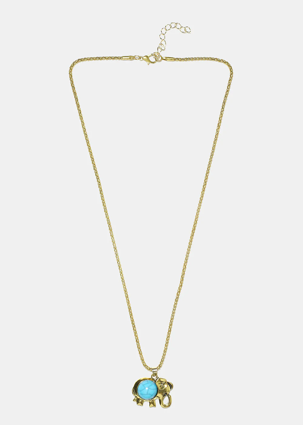 Stone Elephant Necklace - Image 3