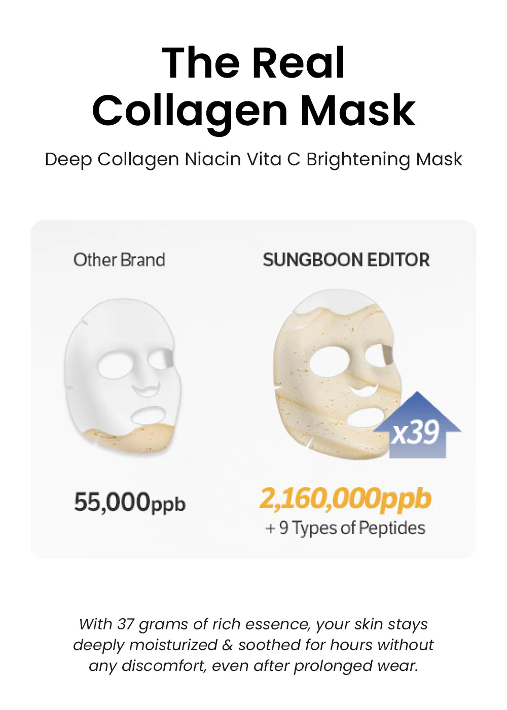 Sungboon Editor Deep Collagen Niacin Vita C Brightening Mask - Image 2