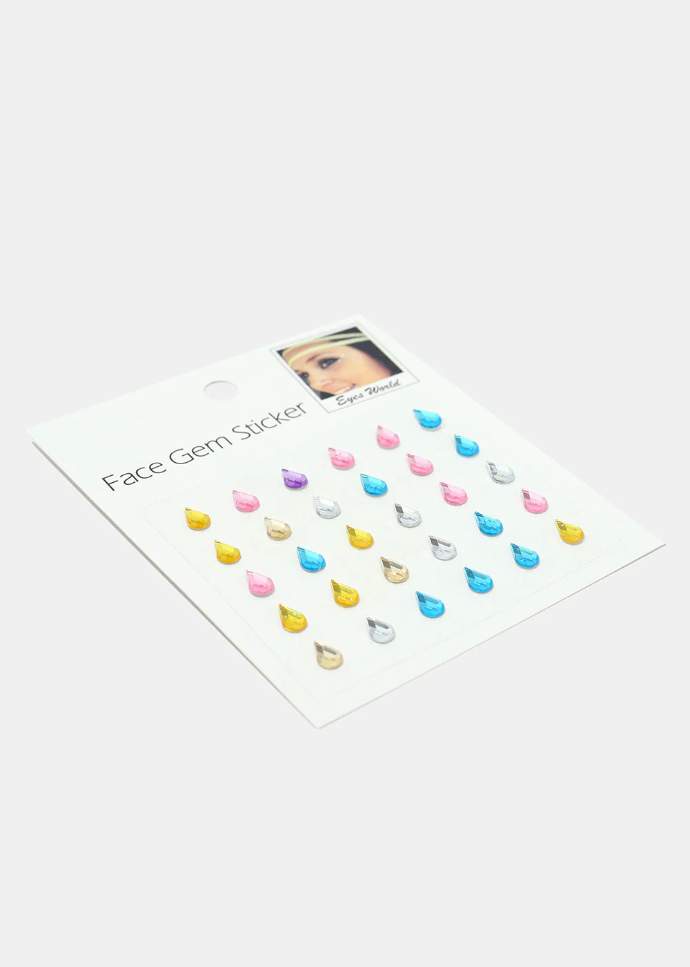 Teardrop Face Gem Stickers - Image 4