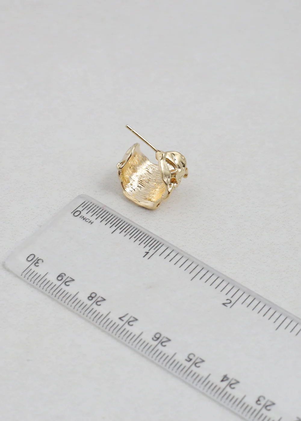 Textured Statement Earrings - Image 4