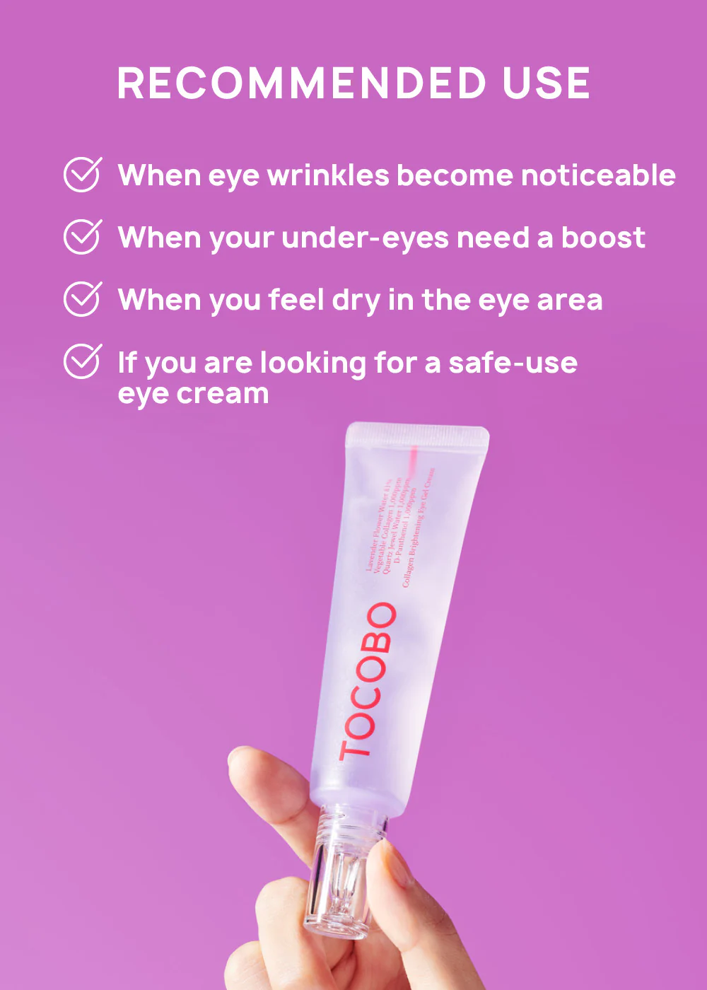 TOCOBO Collagen Brightening Eye Gel Cream 30ml - Image 5