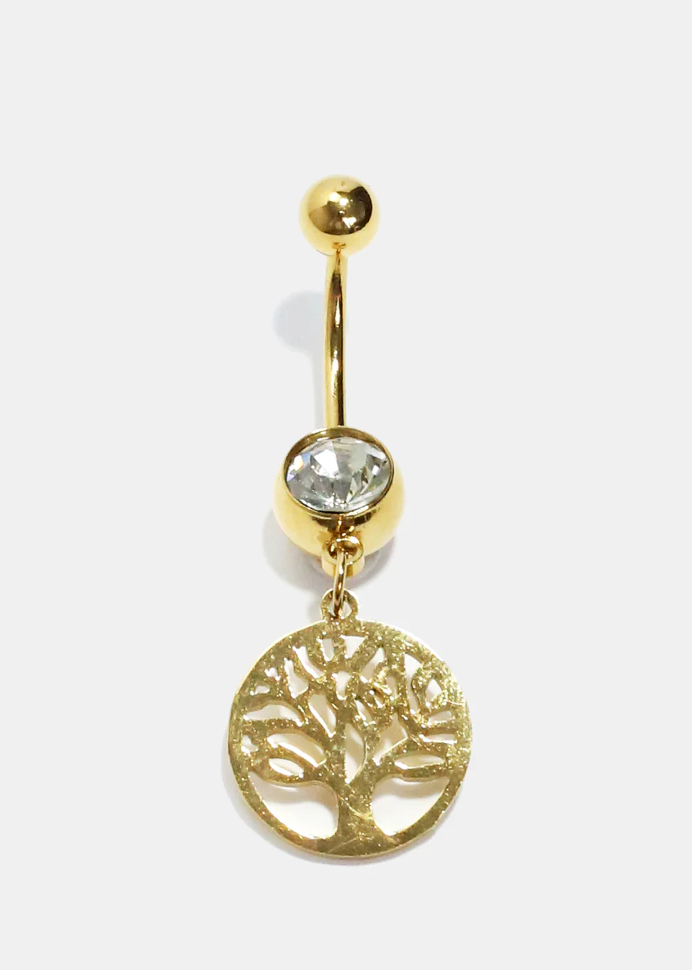 Tree of Life in Circle Belly Piercing - Image 2