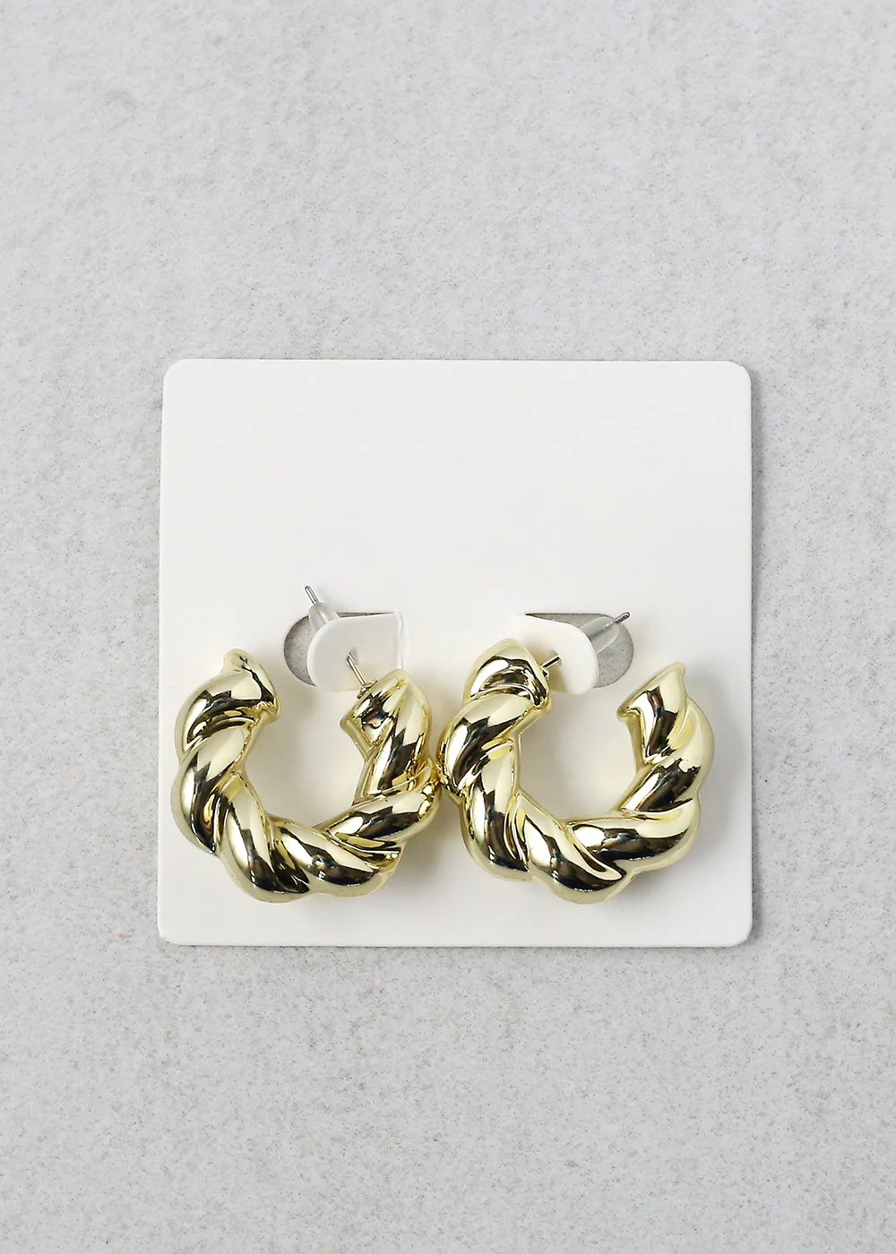 Twisted Open Hoop Earring - Image 2