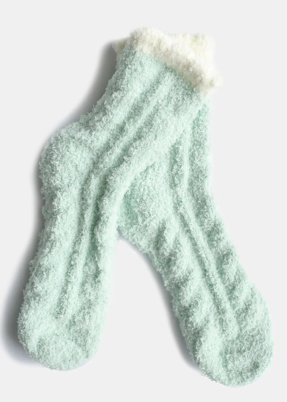 Two Tone Fuzzy Socks - Image 6