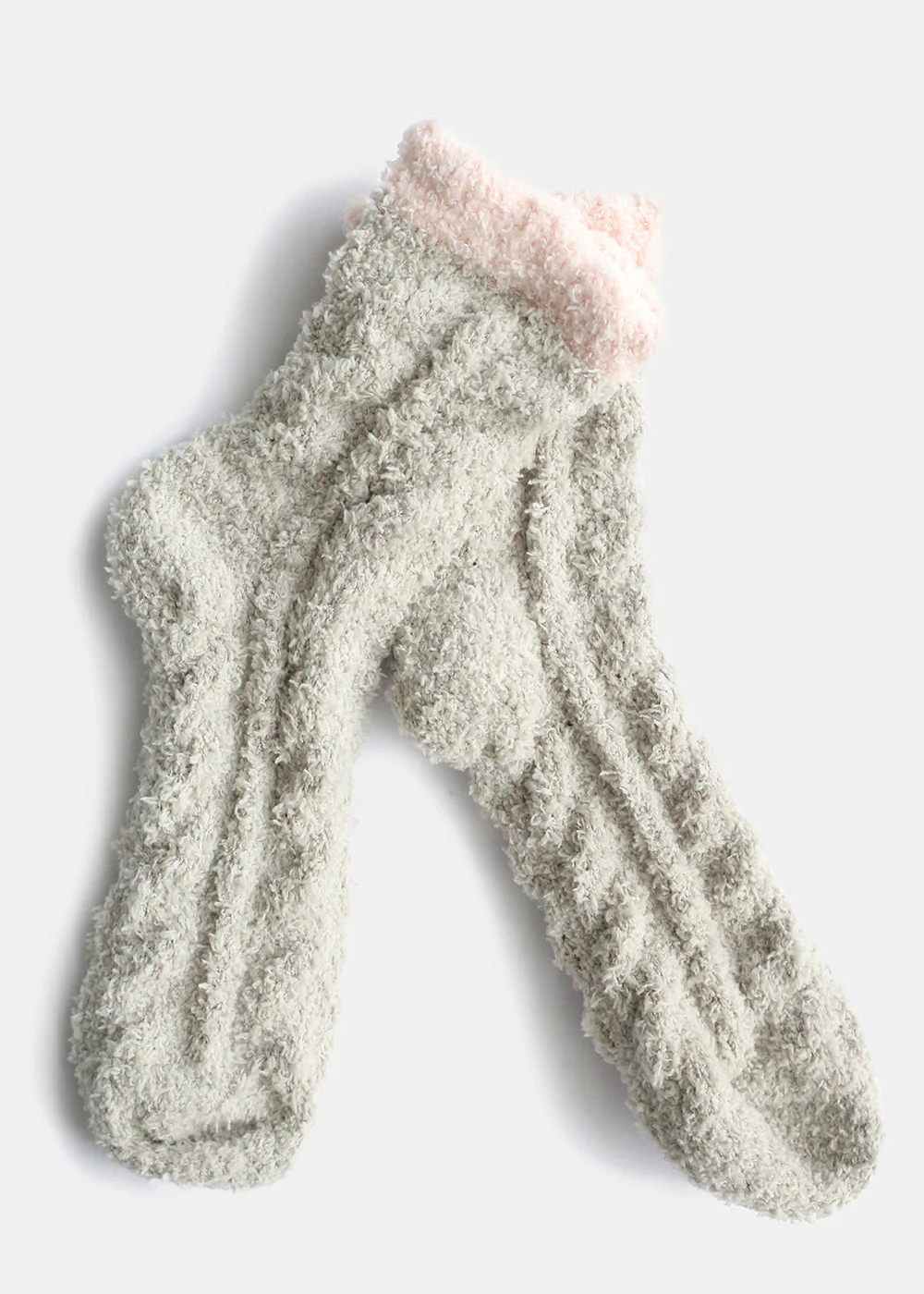 Two Tone Fuzzy Socks - Image 7