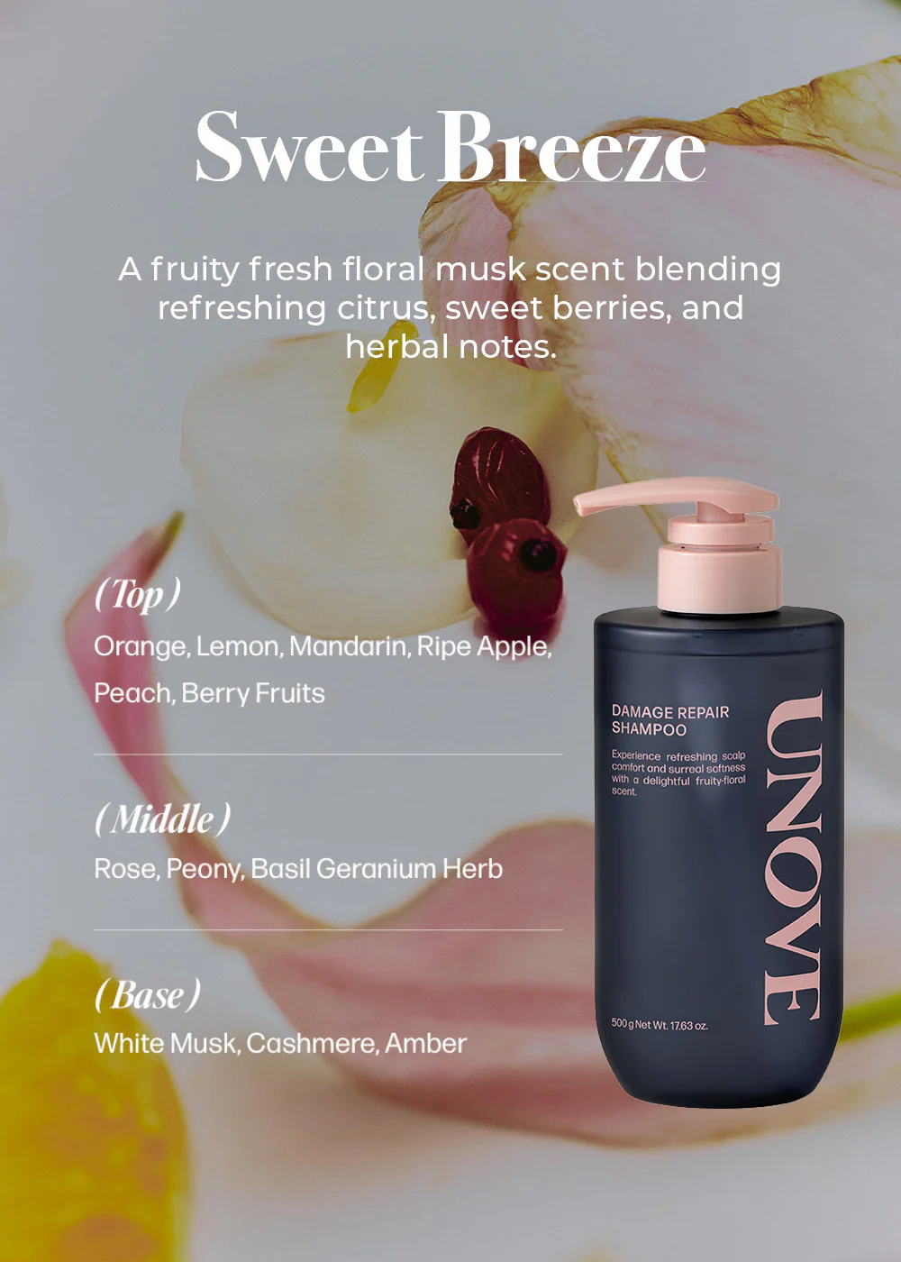 UNOVE Deep Damage Repair Shampoo 500g - Image 6