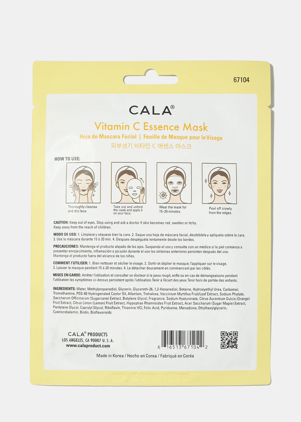Vitamin C Essence Sheet Mask - Image 2